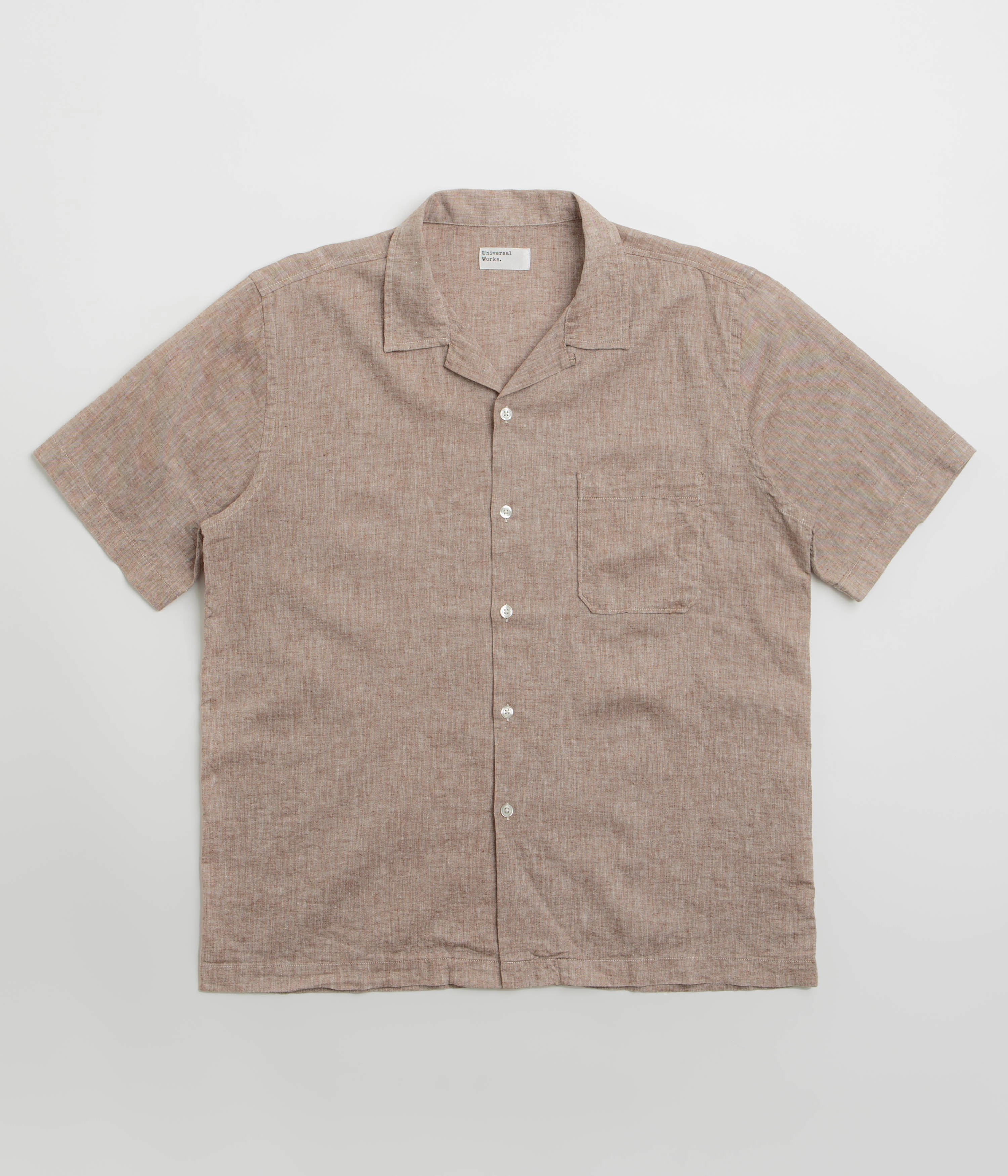 Universal Works Road Shirt - Brown Youthful Vibe