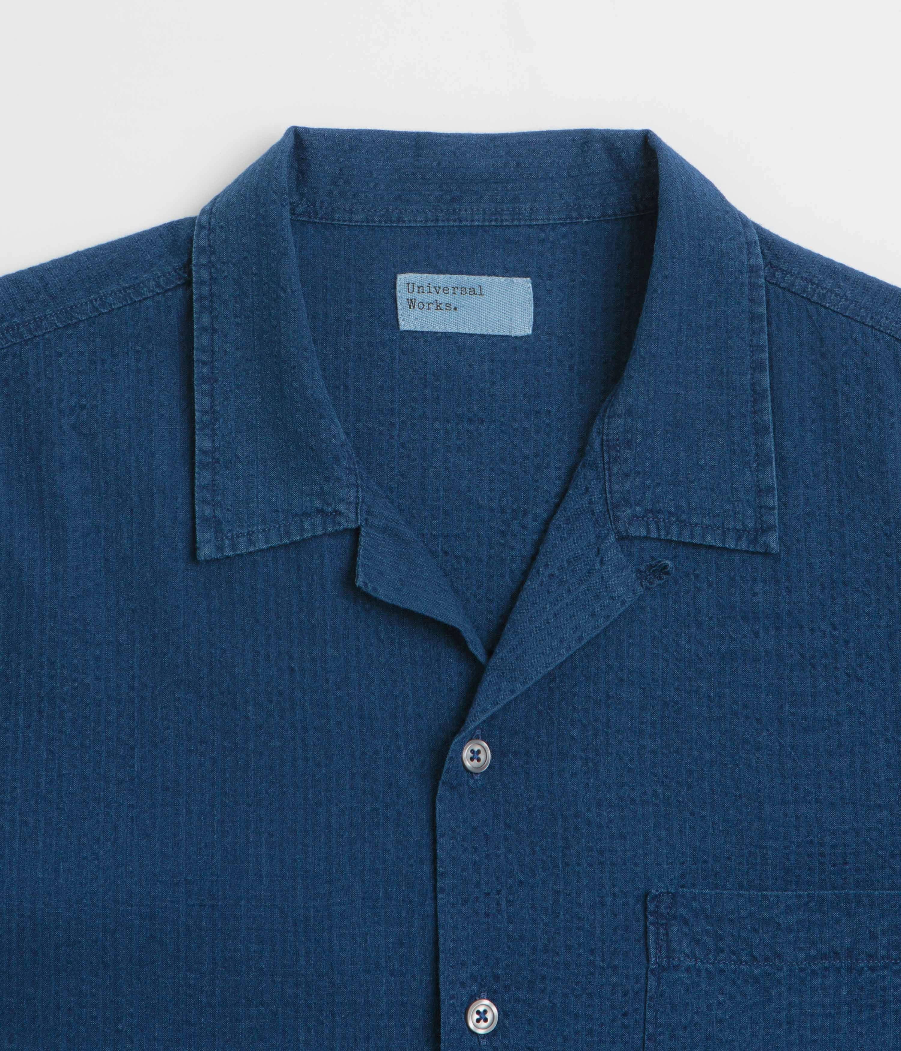 handmade touch Universal Works Road Shirt - Washed Indigo