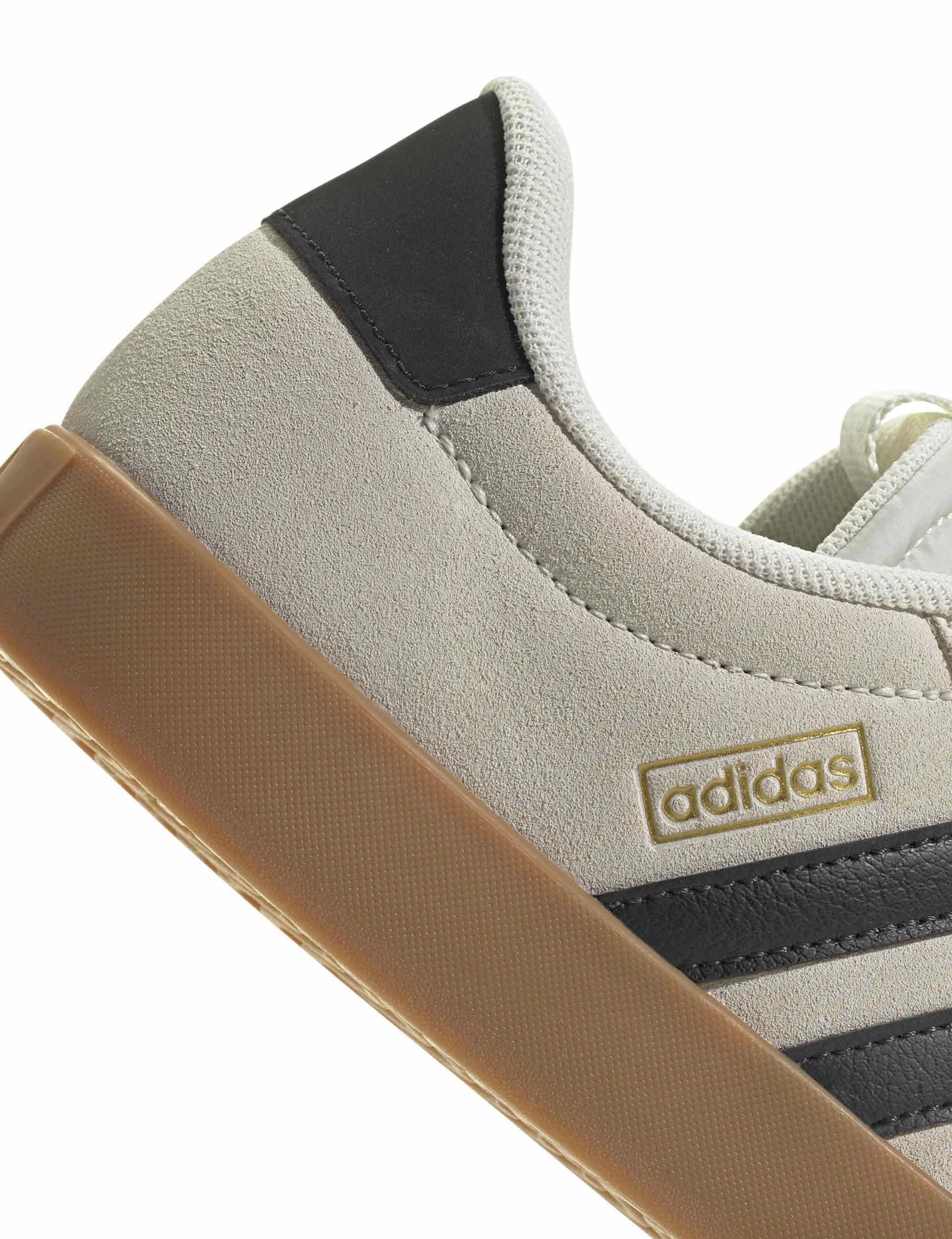 VL Court 3.0 Shoes - Off White/Grey Six/Gold Metallic Comfort Straps