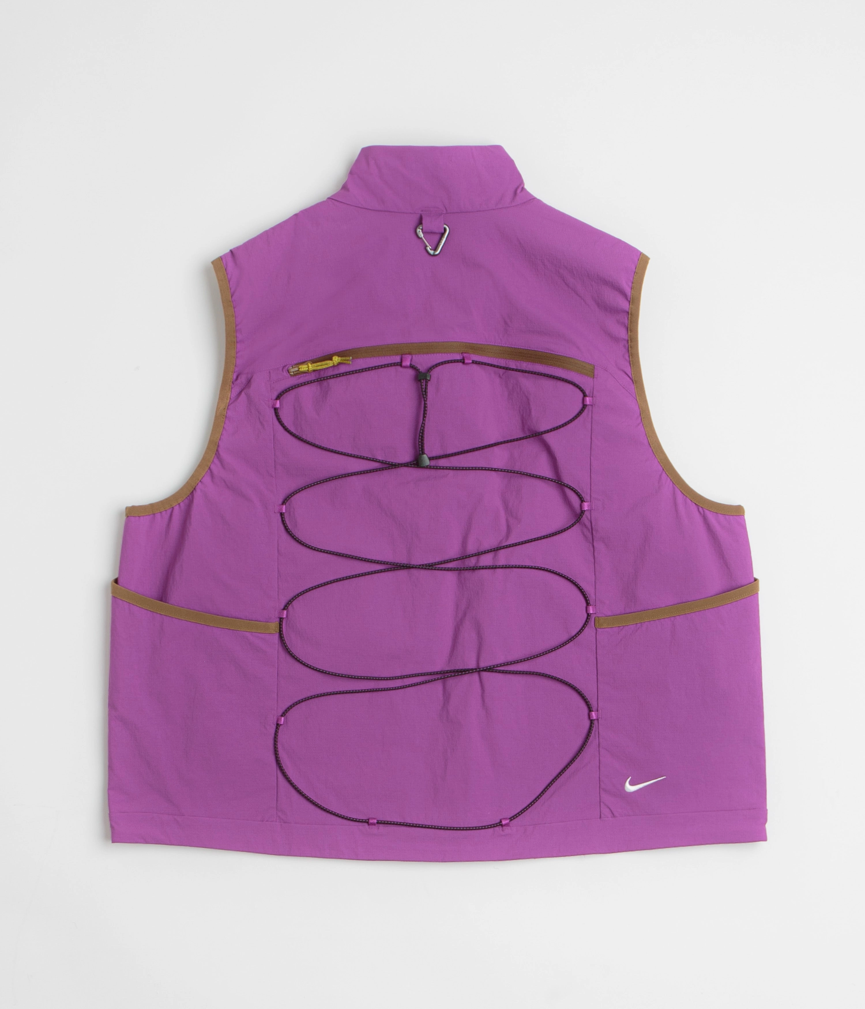 Multi Pocket Style Base-layer Nike ACG Death Bloom Vest - Bold Berry / Mosswood Brown / Summit White