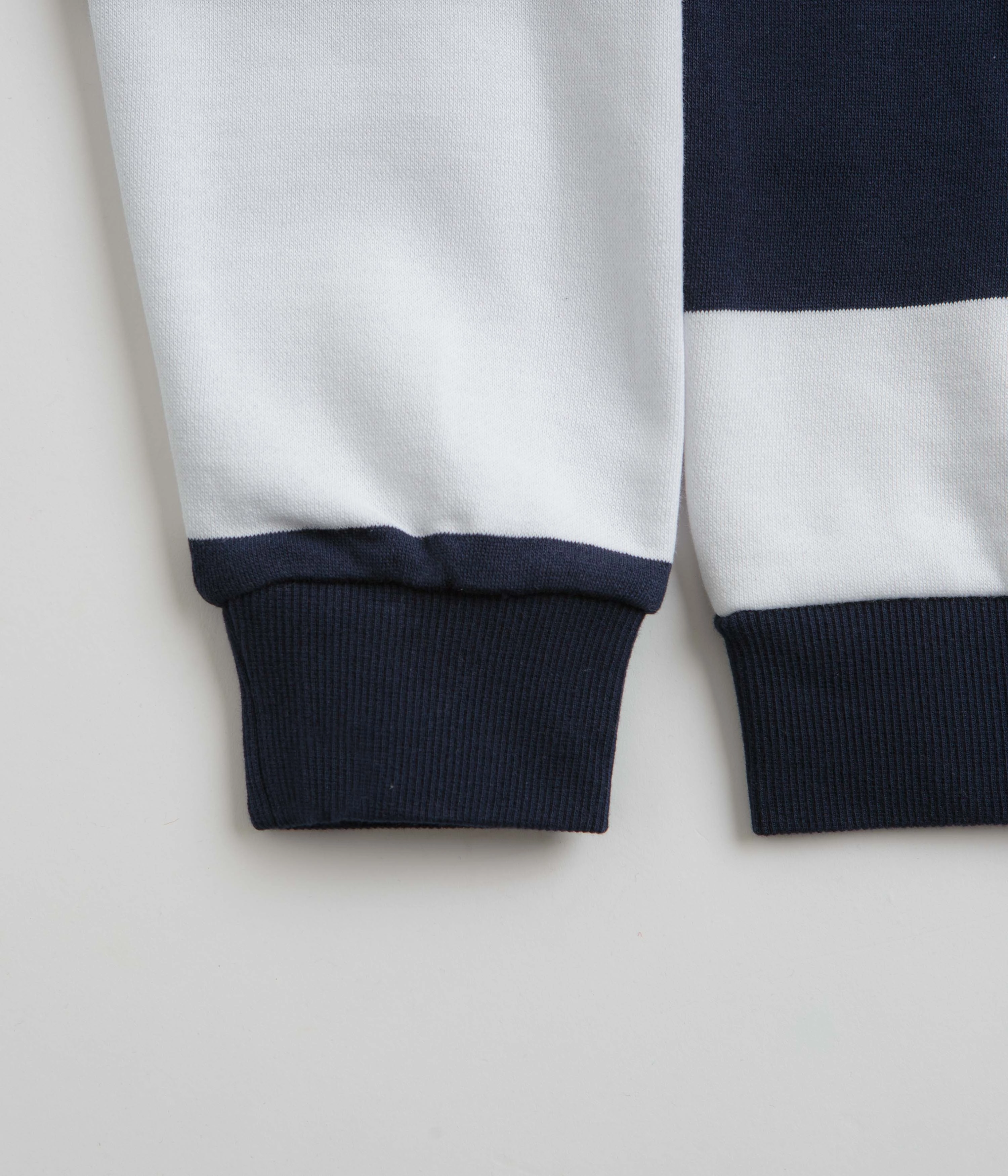 Helas x Nautica Crewneck Sweatshirt - Navy / White ring accents product safety