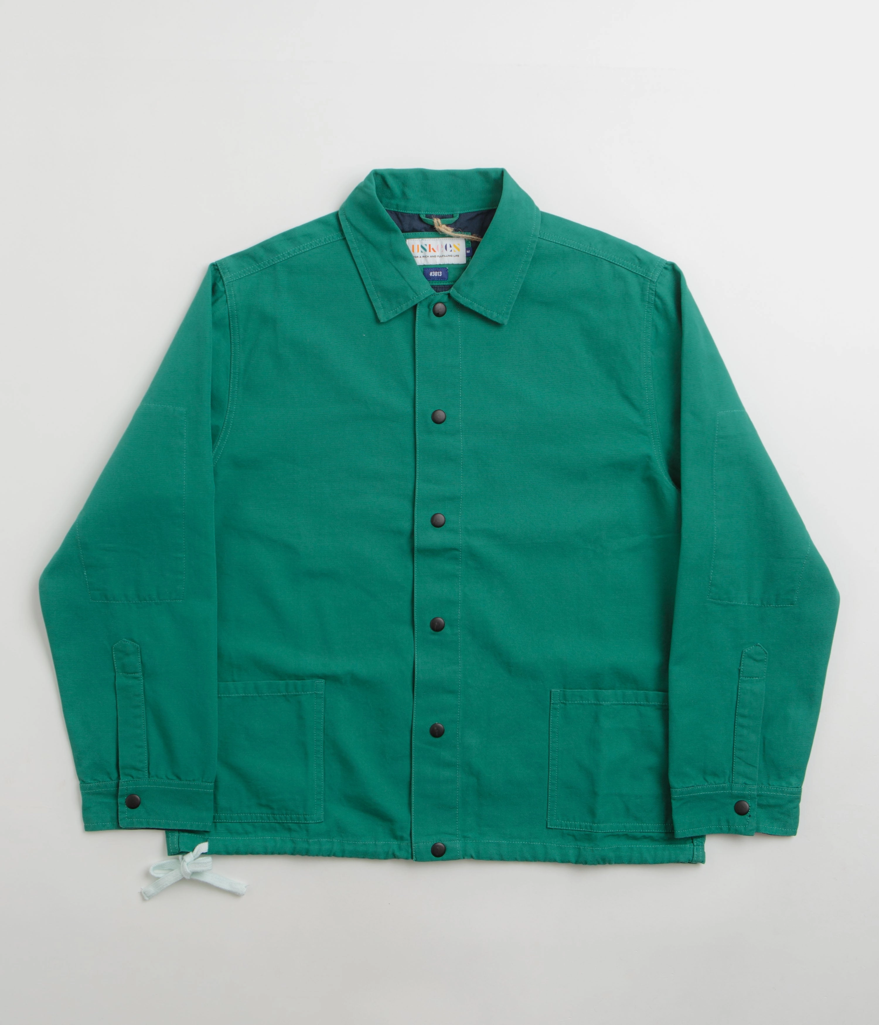 Uskees 3013 Coach Jacket - Foam Green Model Liability