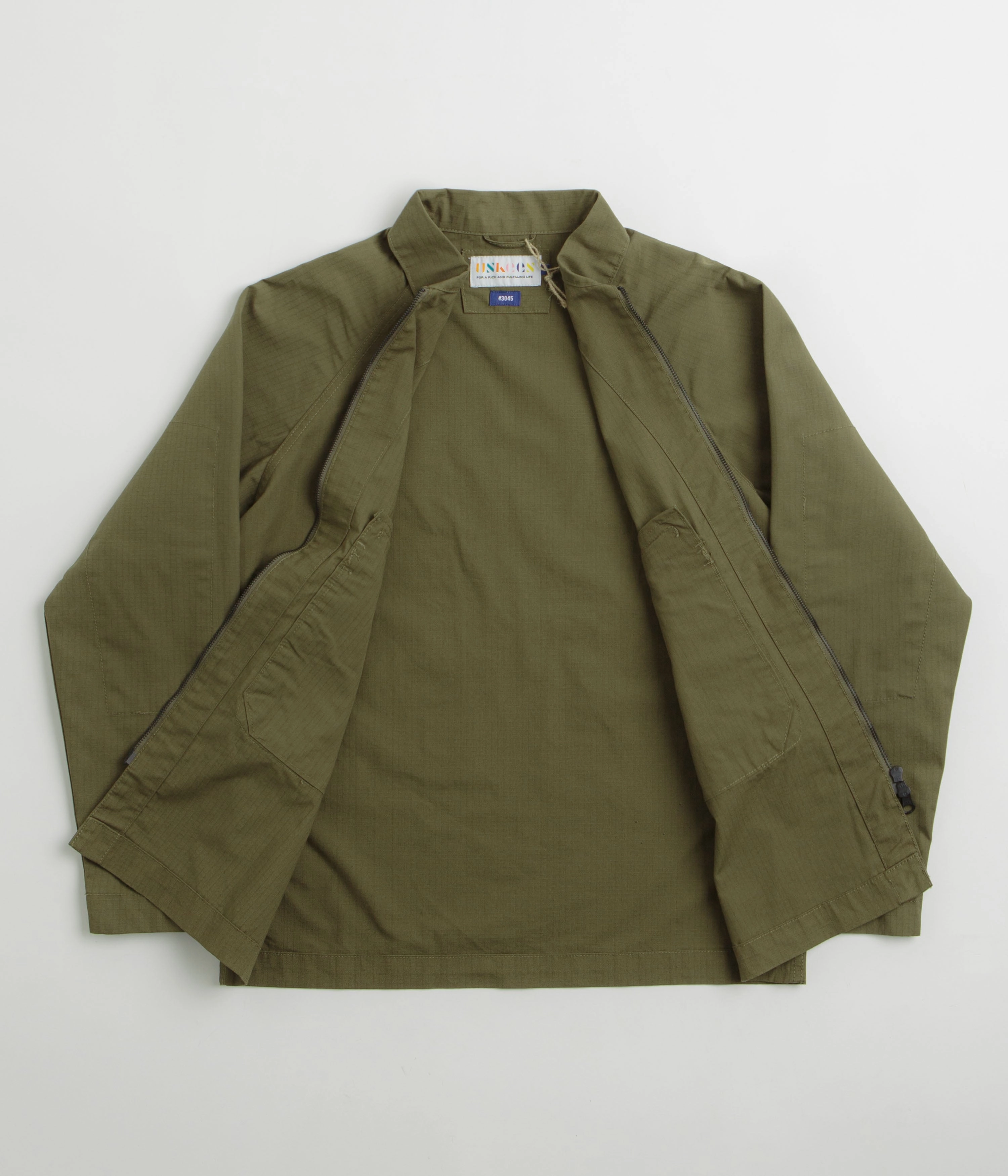 Breathable Uskees 3045 Ripstop Field Jacket - Ivy Green