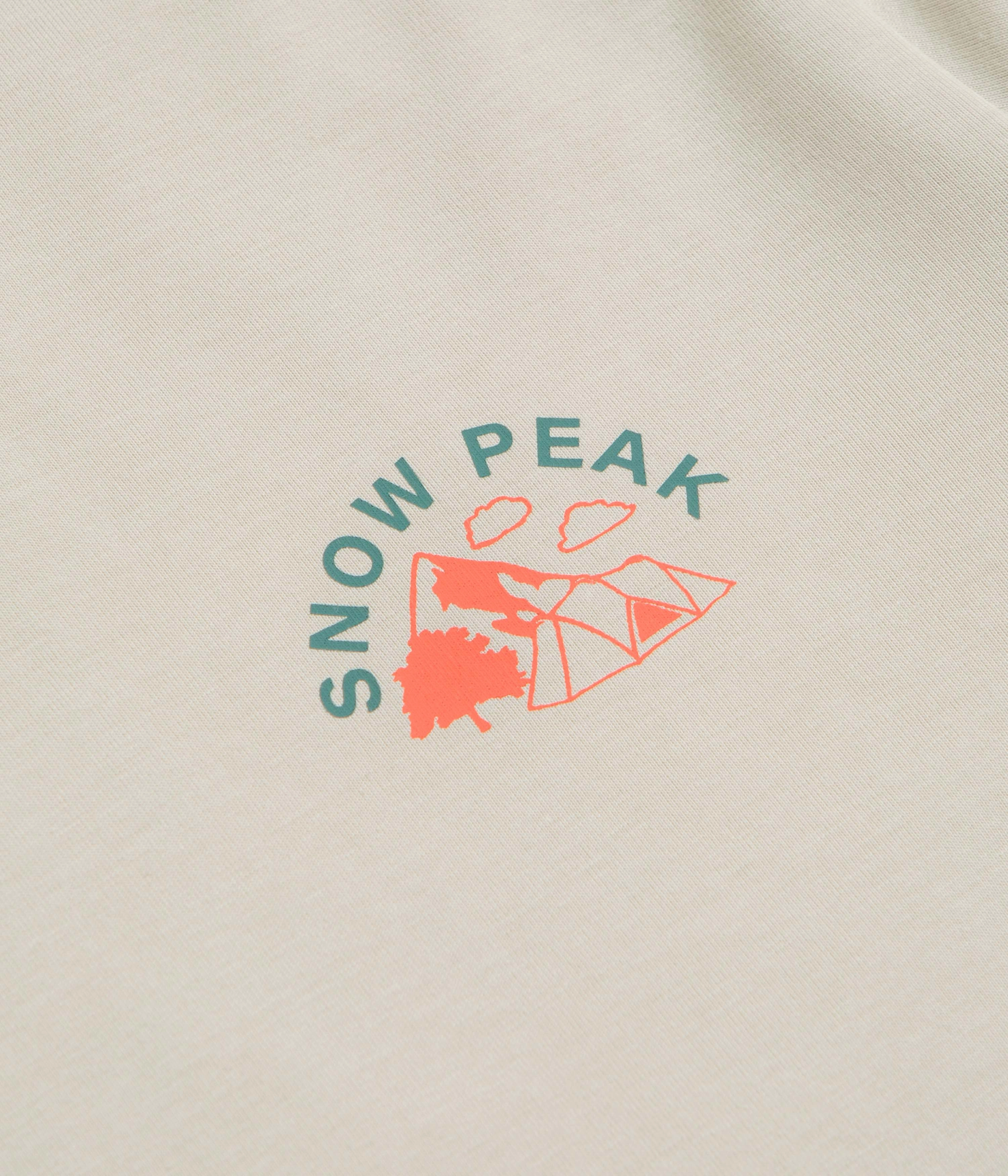 coastal climate care instructions Snow Peak Living With Nature Long Sleeve T-Shirt - Ivory
