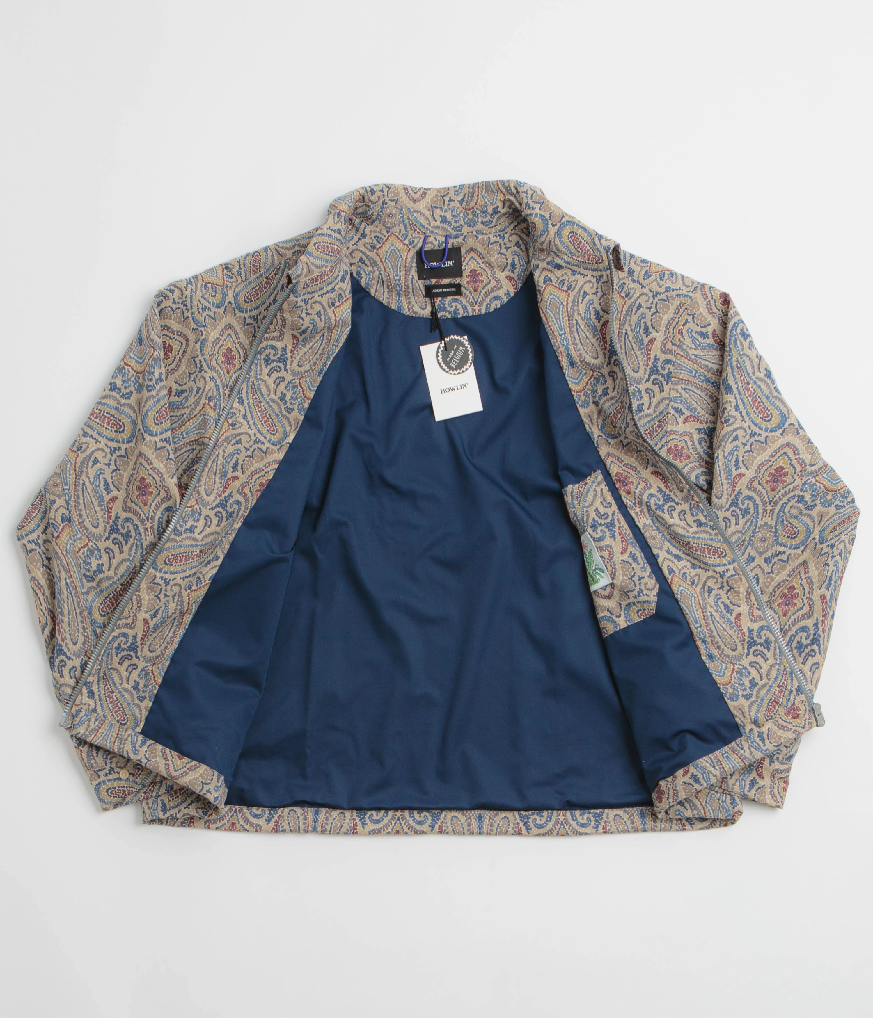 Howlin' Boxy Swing Fantasy Jacket - Sand Psych Paisley City Style