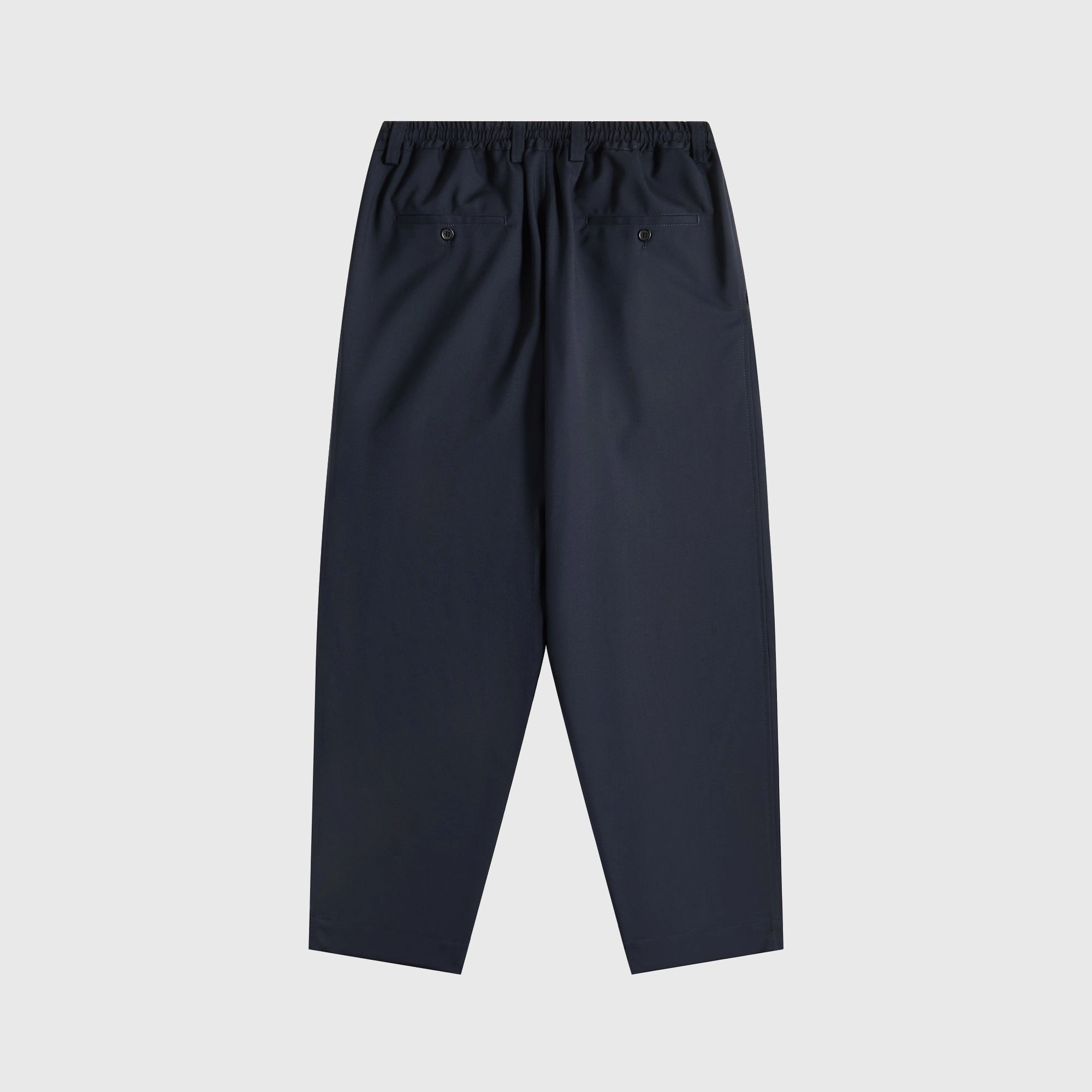 Marni Tropical Wool Cropped Drawstring Trousers - Blue / Black Anti Static Lining Anti Pilling Surface