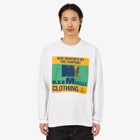 Party theme Hiking Gear UXE Mentale New Graphics Long Sleeve / Off White
