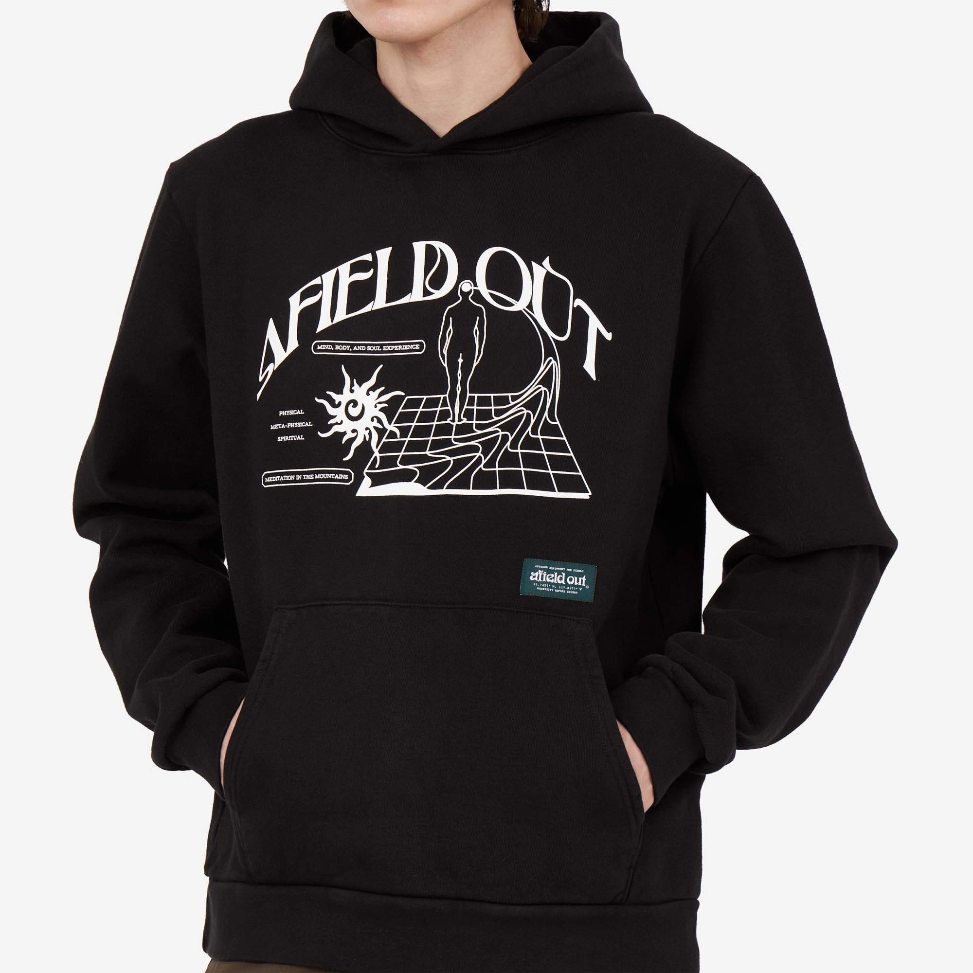 Afield Out Retreat Pullover Hoodie / Black budget-friendly