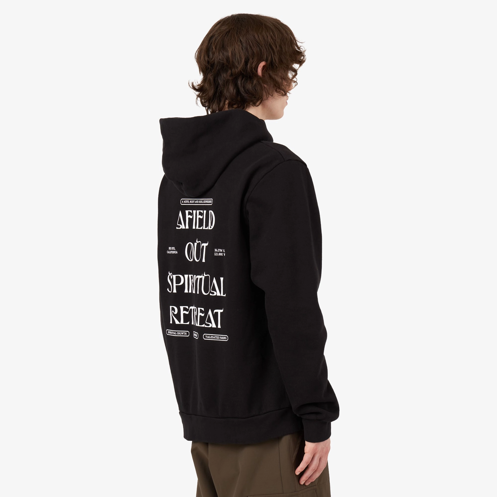 Afield Out Retreat Pullover Hoodie / Black Backpacking Essential