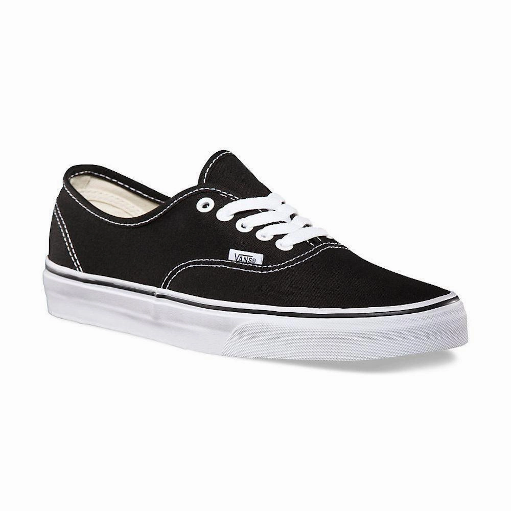 sports Performance Mode Vans Unisex Authentic Black Canvas