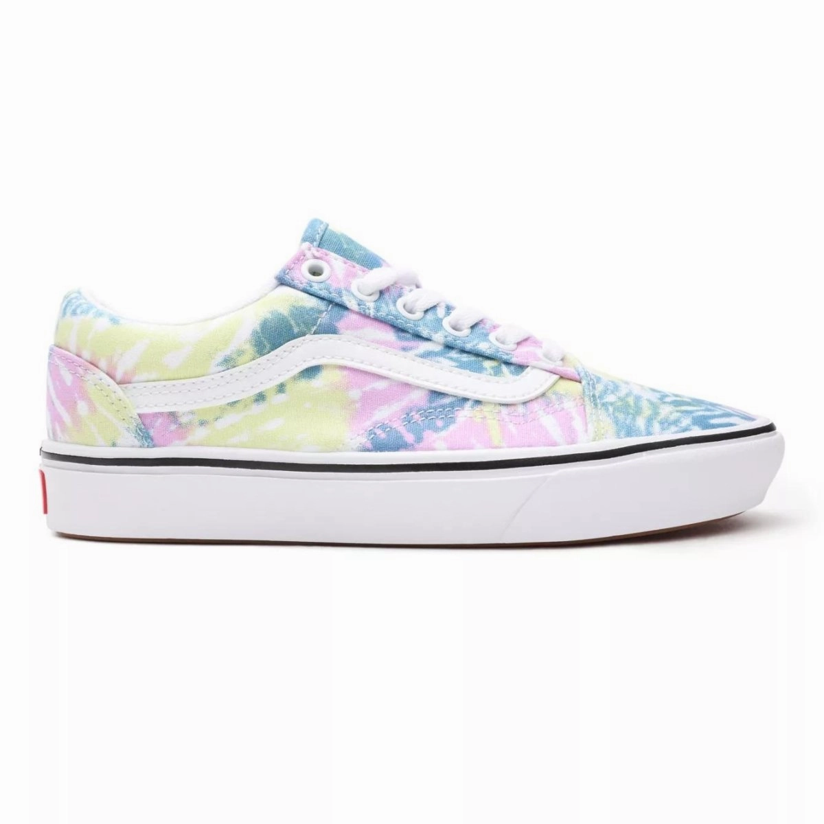 Vans Unisex Comfy Cush Old Skool Tie Dye Orchid/True White MoistureWicking