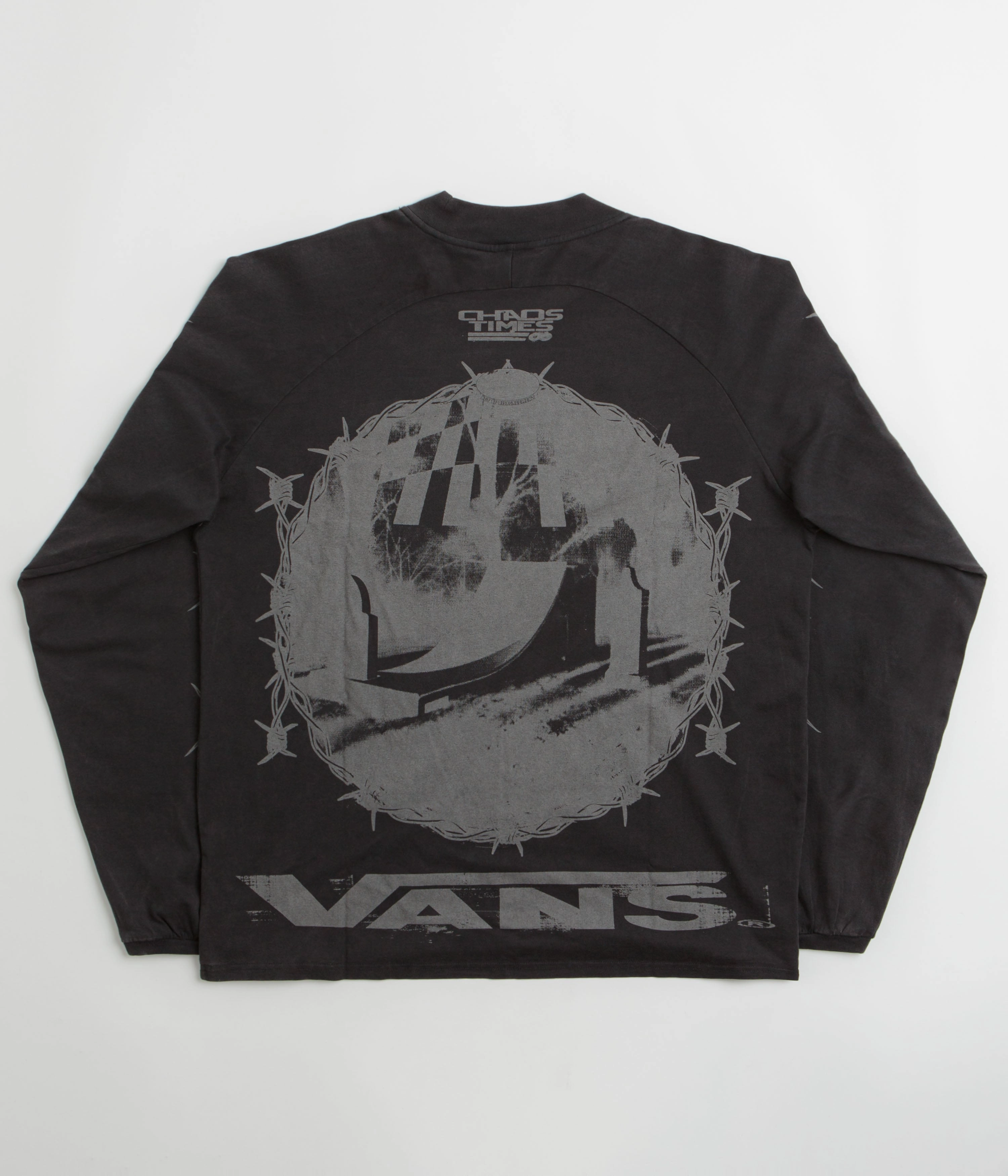 Vans x SlamJam AOD Hazard Long Sleeve T-Shirt - Black outdoor venue