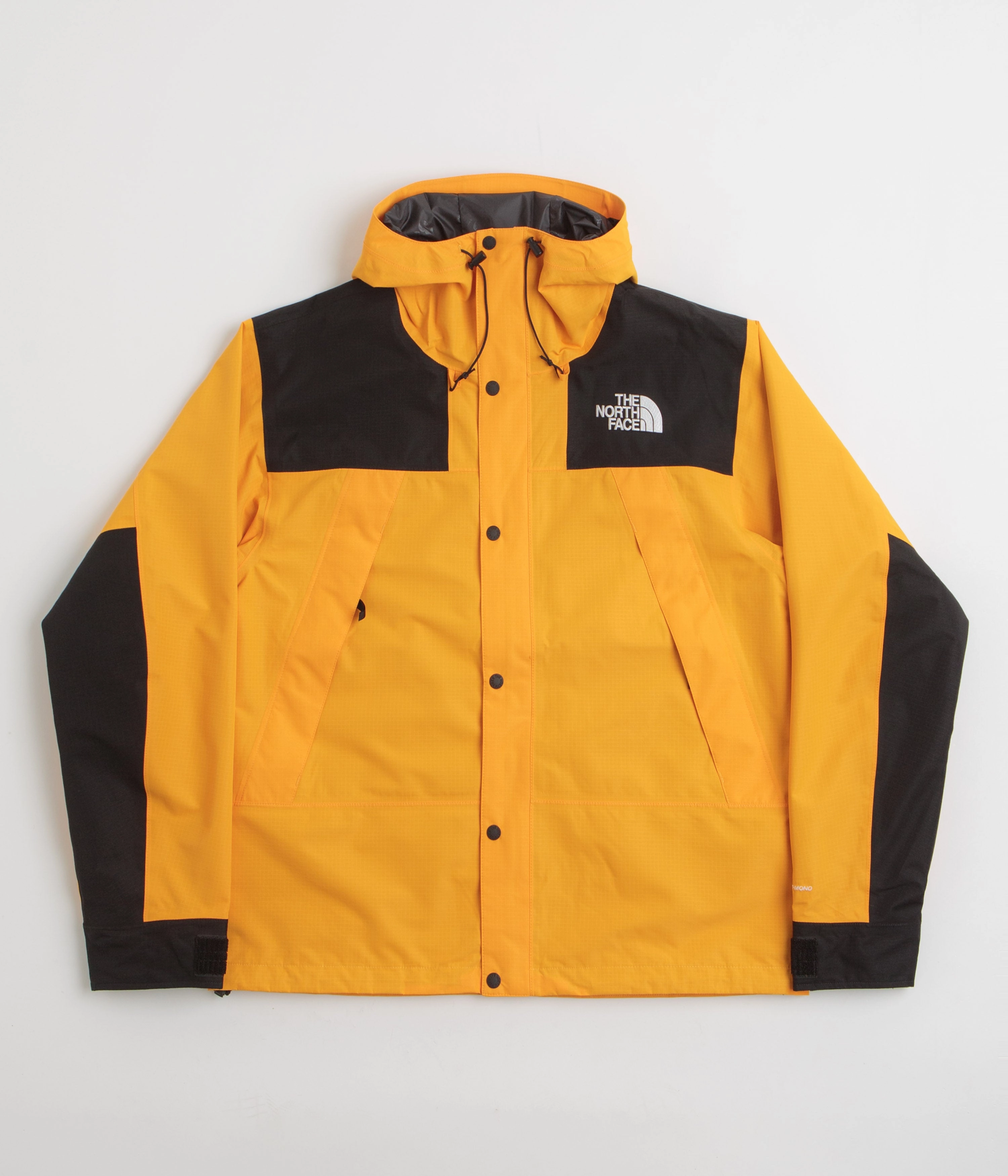 The North Face Dryvent Mono Mountain Jacket - Summit Gold / TNF Black suitable for indoor activities Cold Day Wear