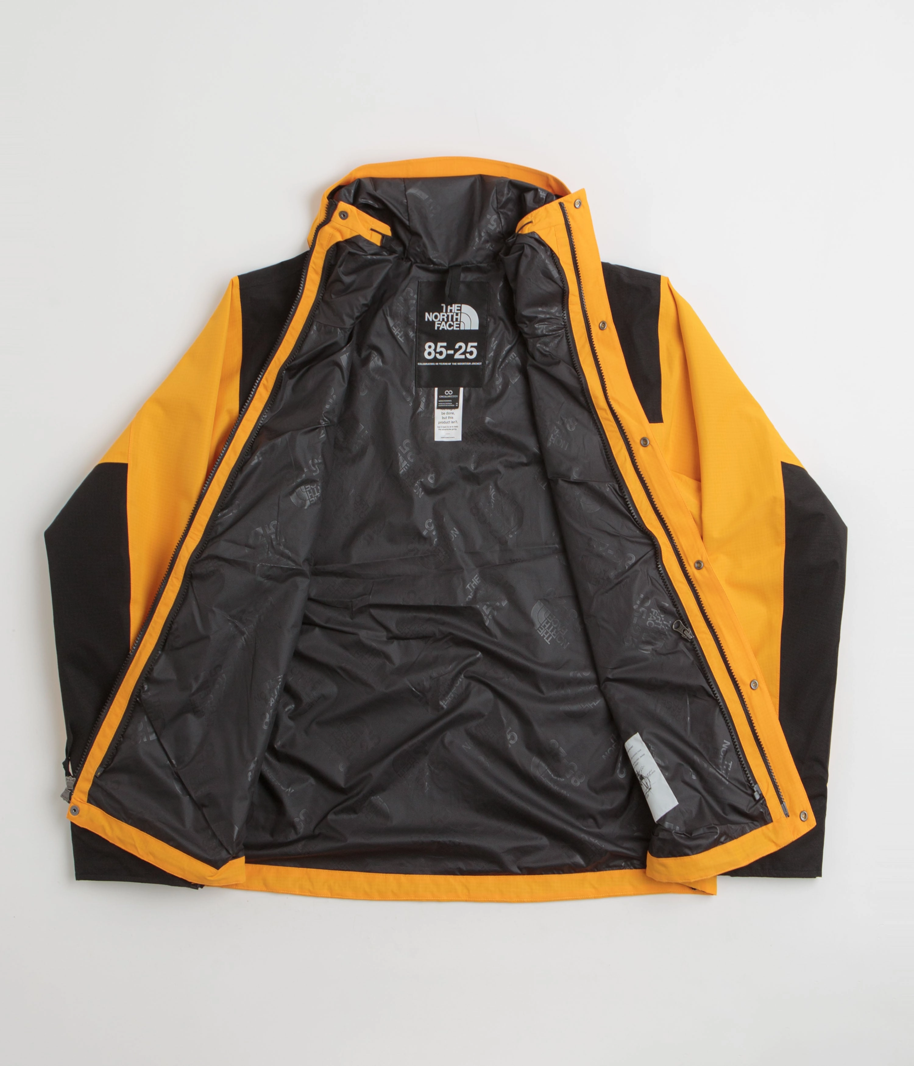 The North Face Dryvent Mono Mountain Jacket - Summit Gold / TNF Black everyday staple Serve
