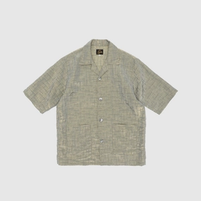 BRIGHT CLOTH CROSS CABANA SHIRT Shimmer Effect