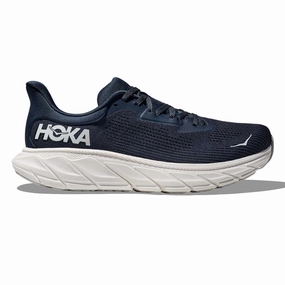 Hoka One One Men's Arahi 7 Outer Space/White Thermoplastic Plate Responsive Cushion