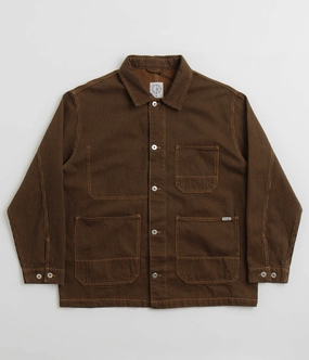 Polar Hickory Stripe Ezra Jacket - Rust night Urban Hike