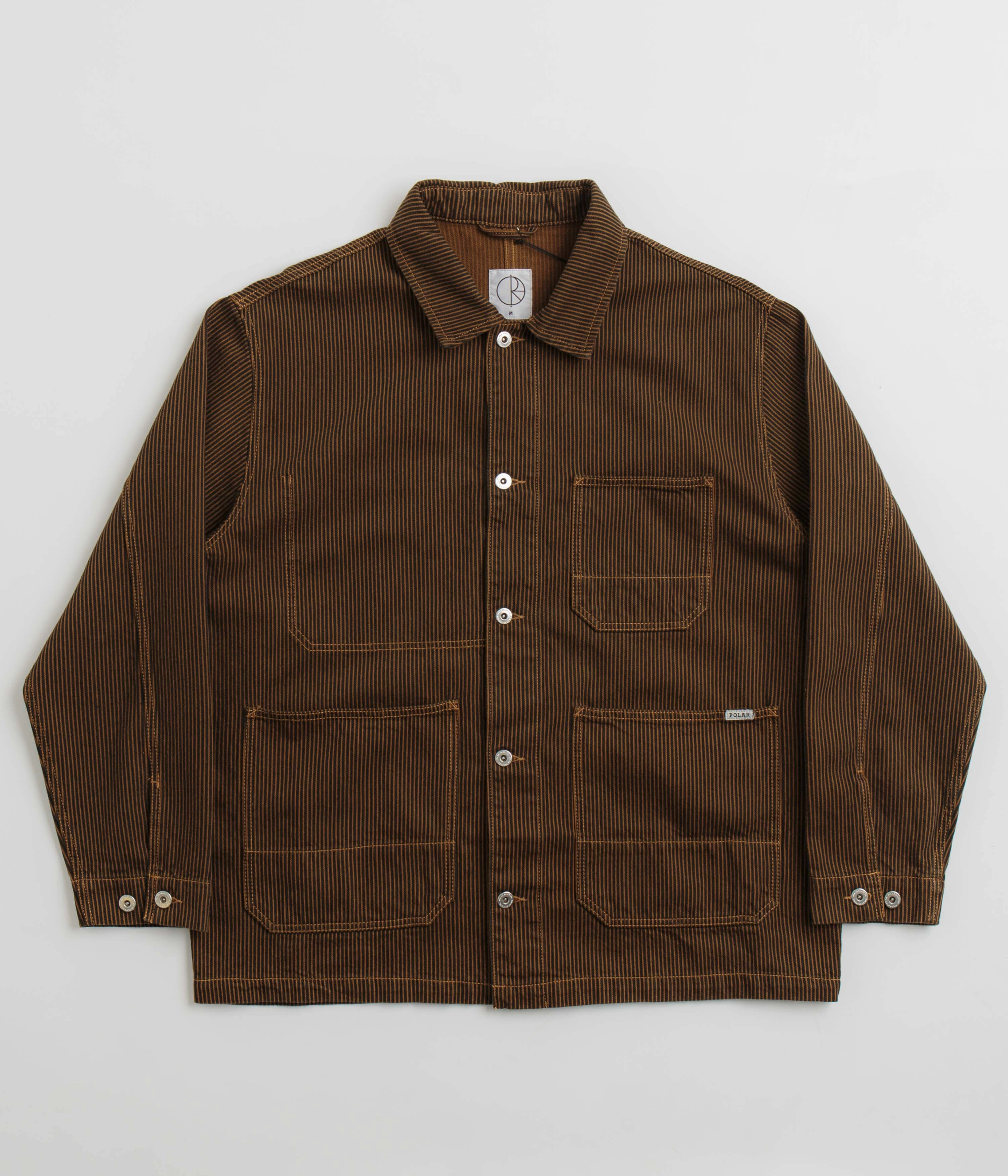 Polar Hickory Stripe Ezra Jacket - Rust night Urban Hike
