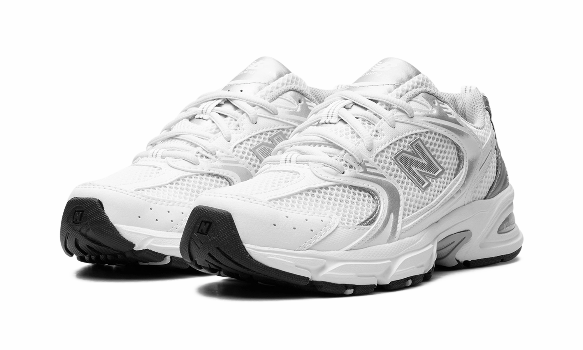 530 "White / Silver" Running support