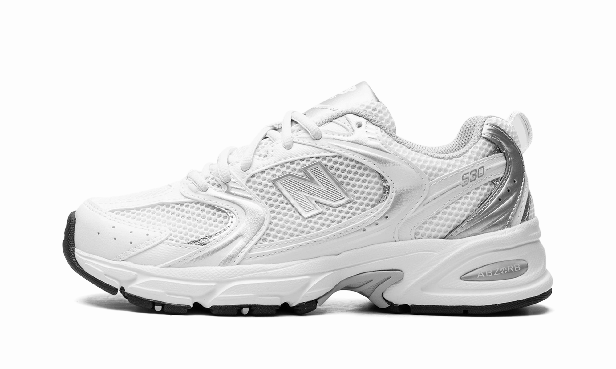 Padded Step 530 "White / Silver"