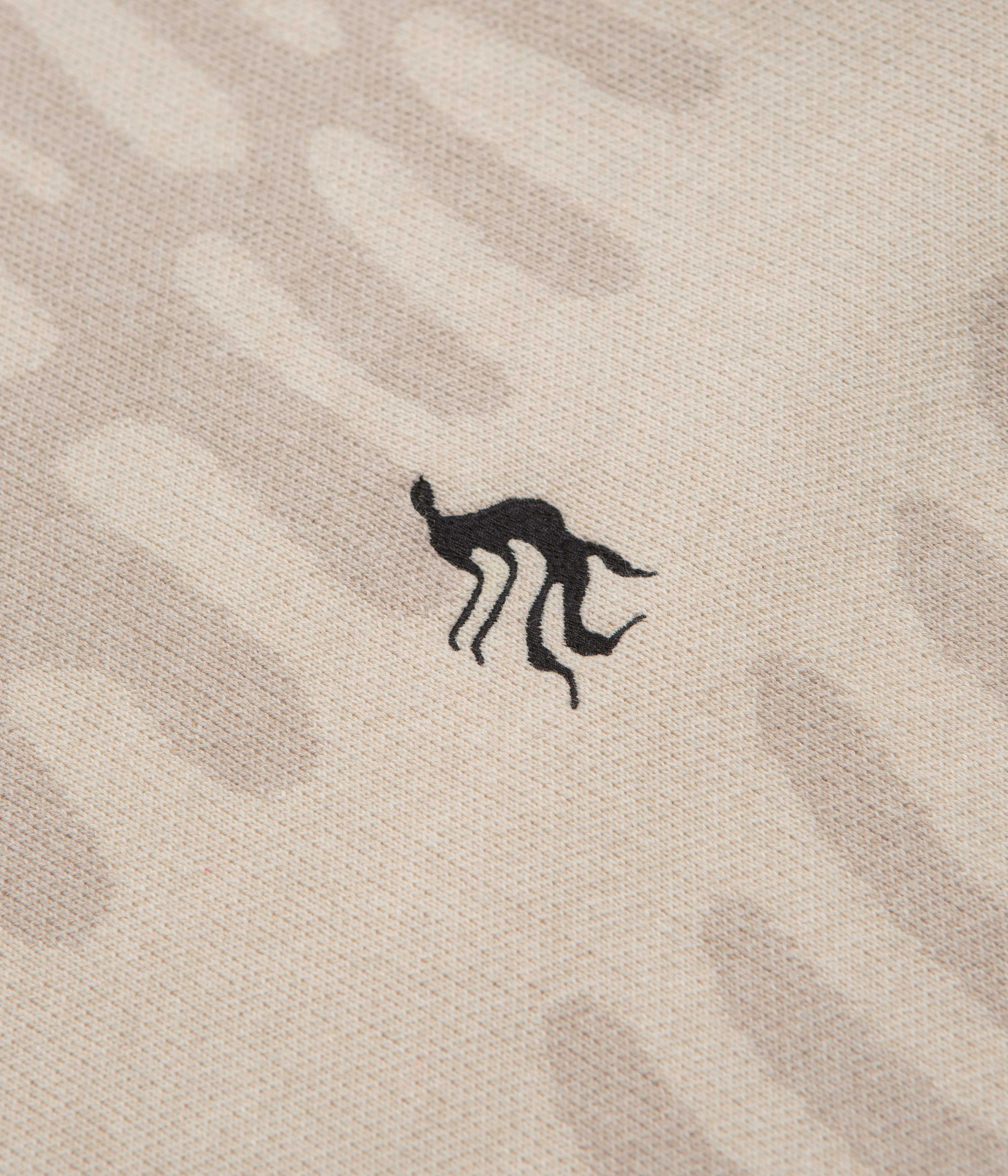 Metallic colors Festival Outfit by Parra Static Stalker Sweatshirt - Sand