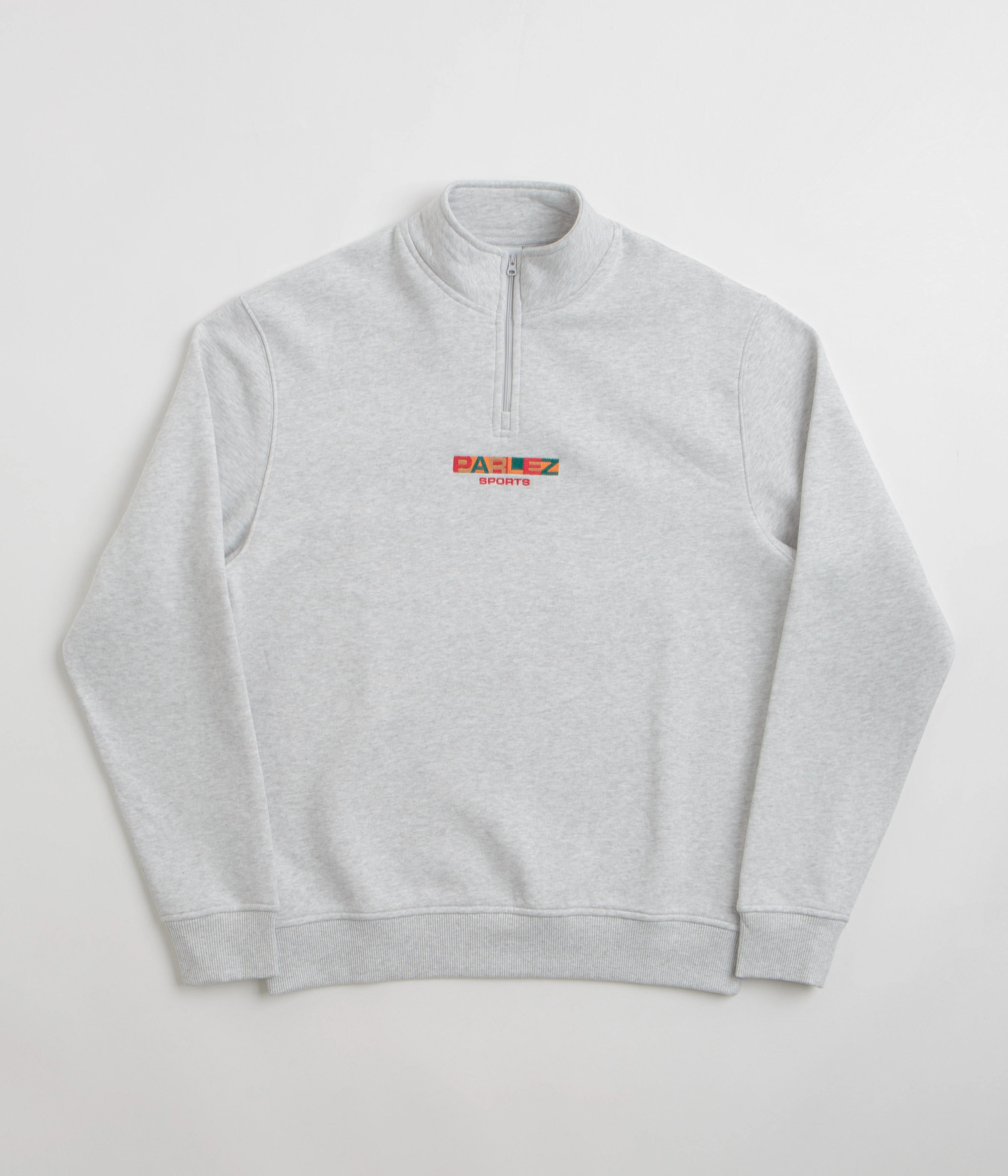 Parlez Ora 1/4 Zip Sweatshirt - Heather Vintage Look