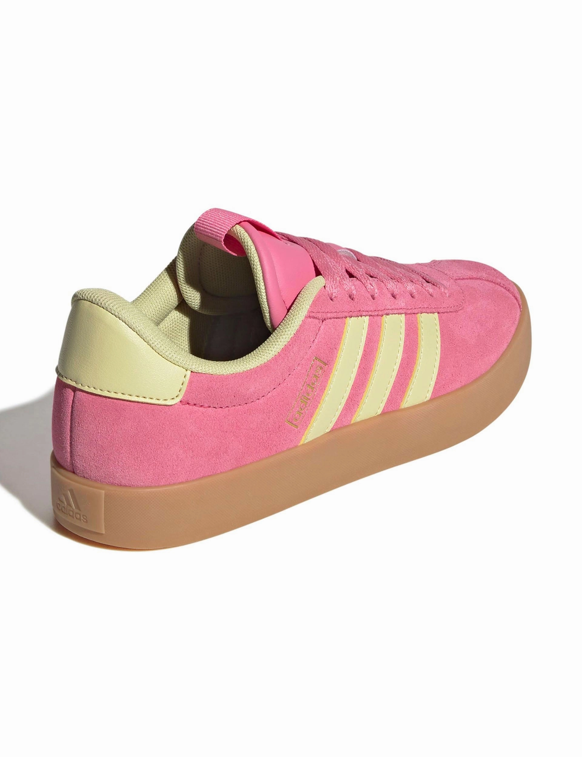 VL Court 3.0 Shoes - Pink Fusion/Powder Yellow/Gold Metallic Refined Edge City Jog