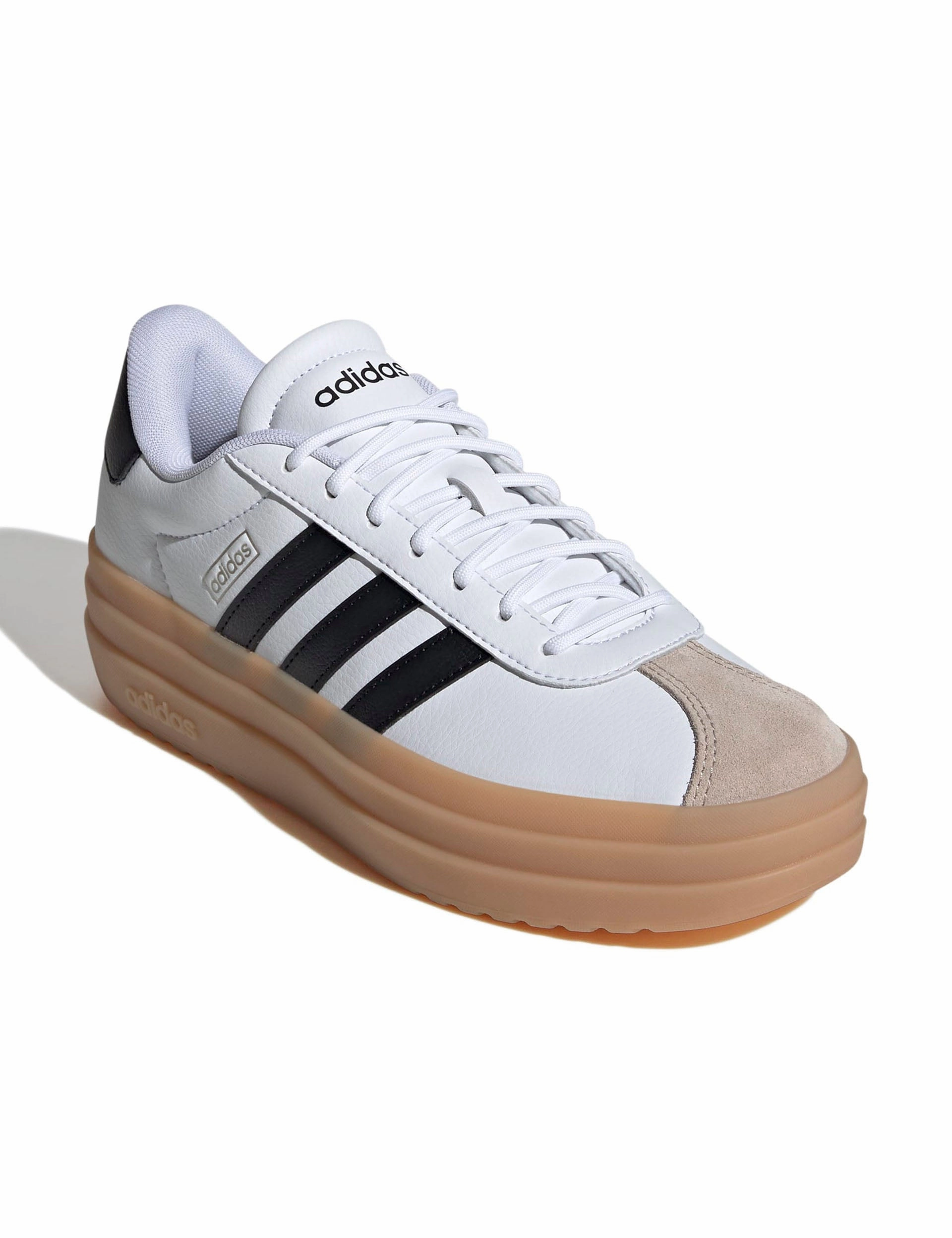 Coffee Walk VL Court Bold Shoes - Cloud White/Core Black/Wonder Beige