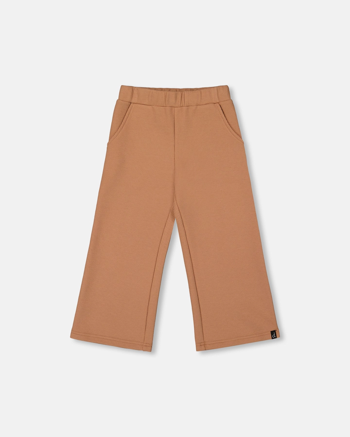ThermalRegulatingLining Waffle Flare Leg Pants Caramel Brown