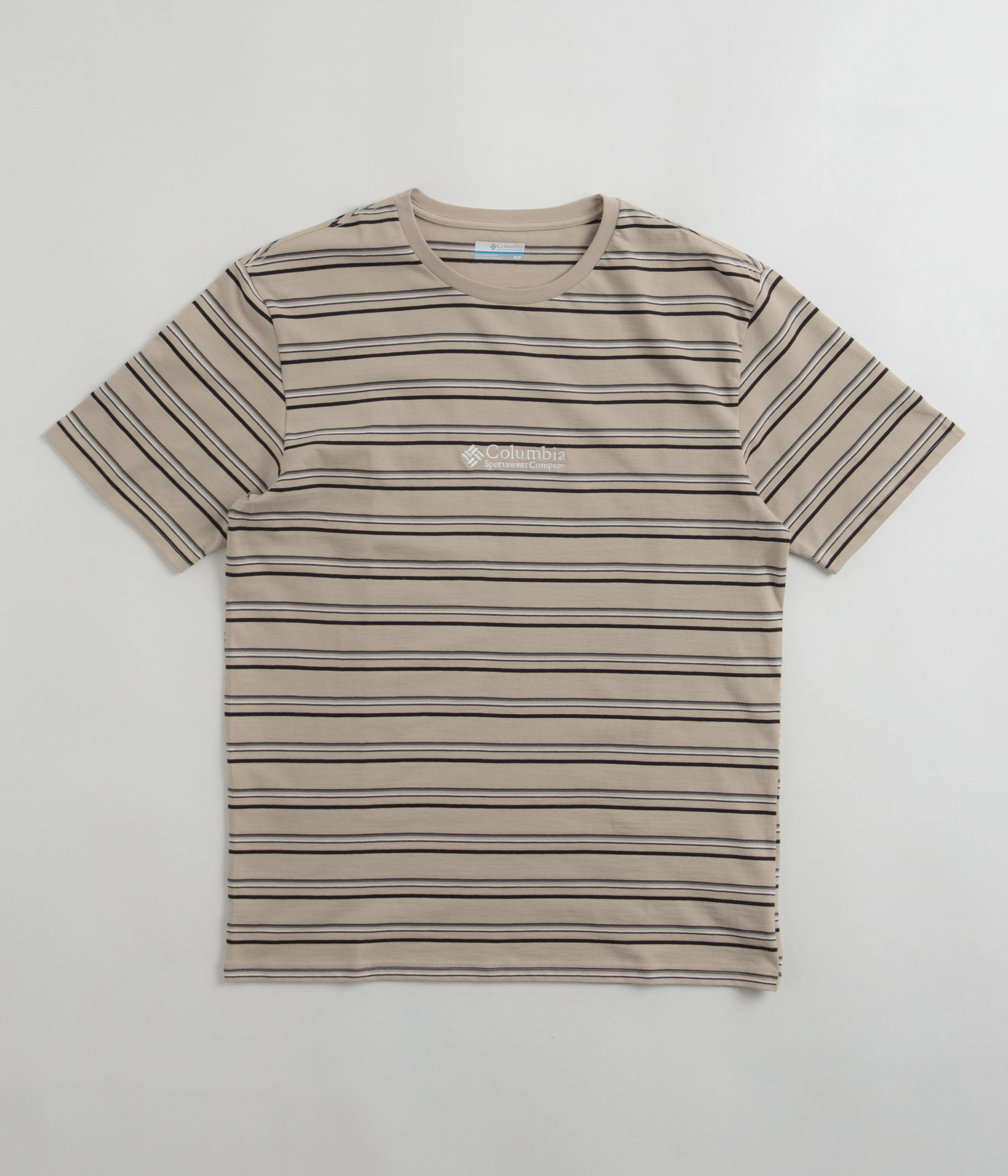 Columbia Somer Slope Striped T-Shirt - Ancient Fossil Outdoor Event Date