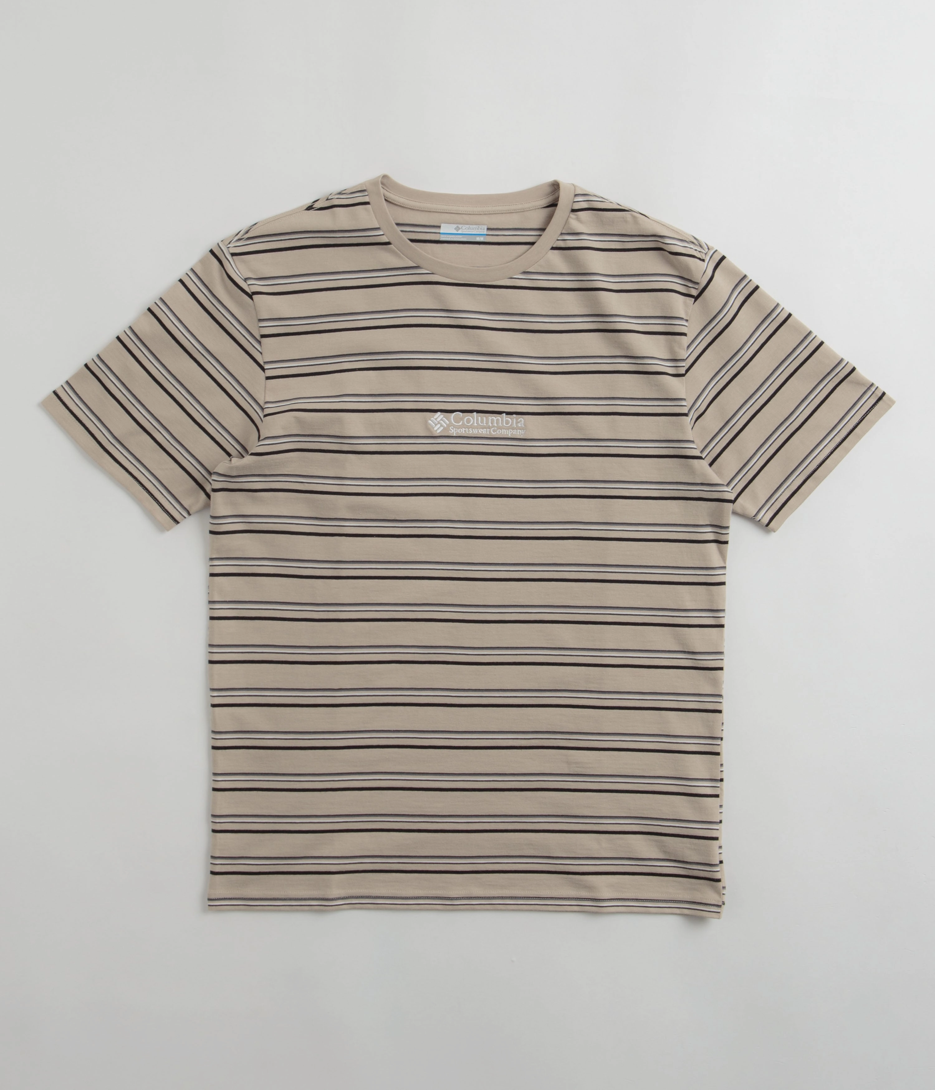 safari event Columbia Somer Slope Striped T-Shirt - Ancient Fossil