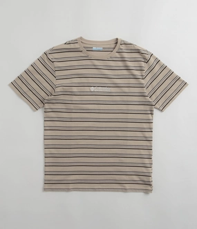 safari event Columbia Somer Slope Striped T-Shirt - Ancient Fossil