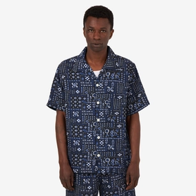 Relaxed Wear Versatile Layering Piece Noma TD Summer Shirt Blue / White