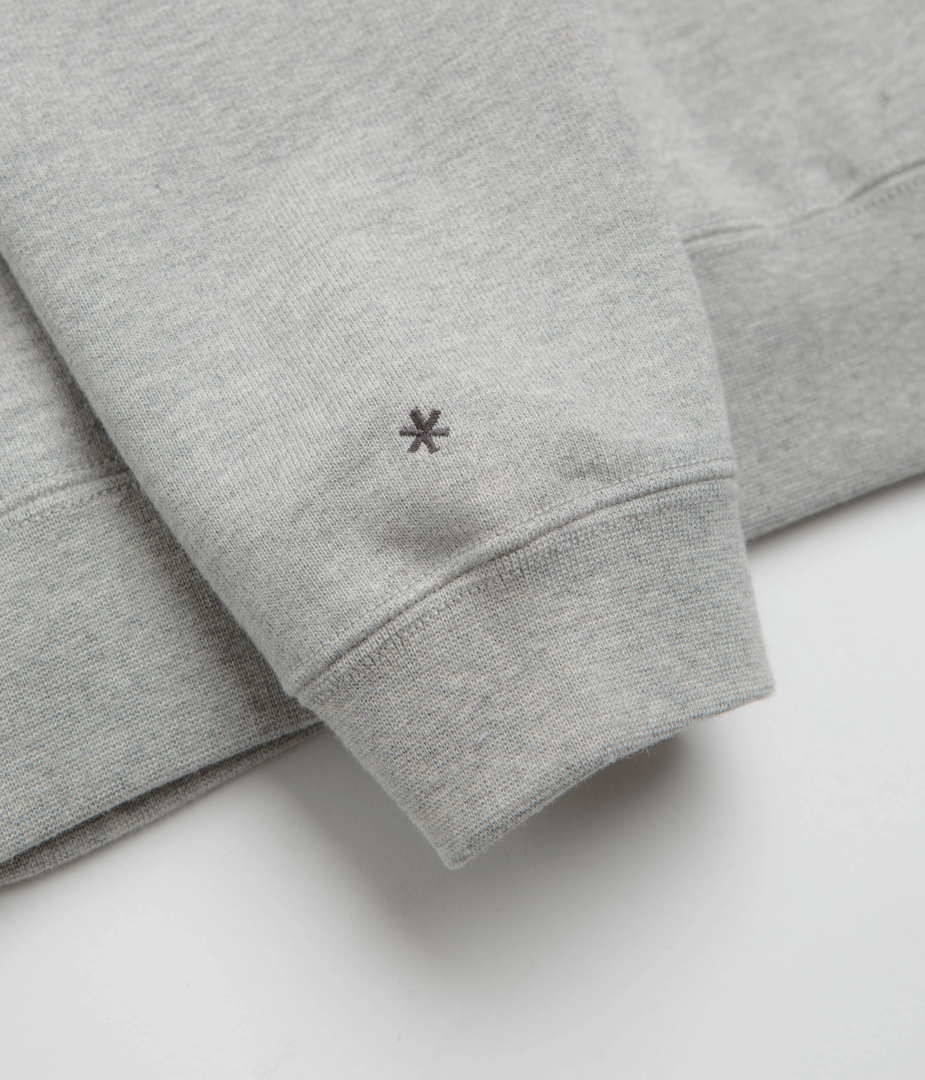 Snow Peak Recycled Cotton Crewneck Sweatshirt - Mid Grey Casual Layers