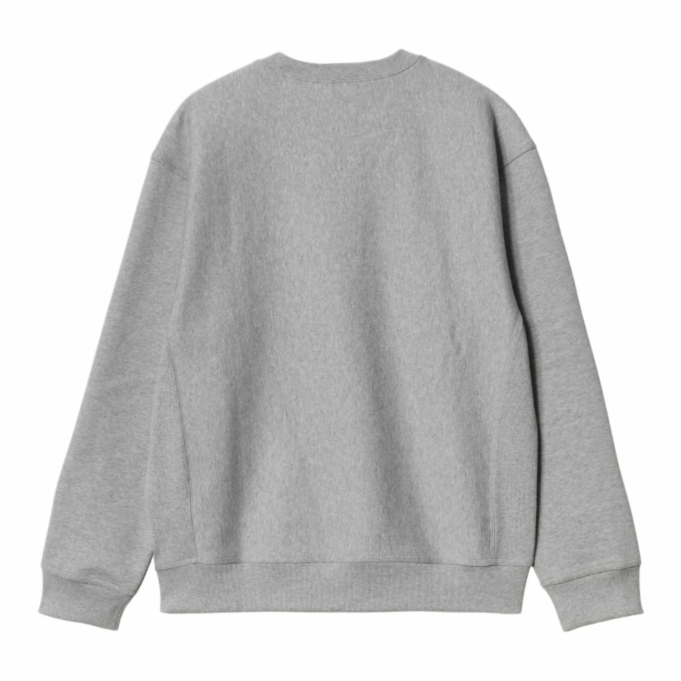 Carhartt WIP American Script Sweatshirt - Grey Heather Errand Ready Stylish Comfort