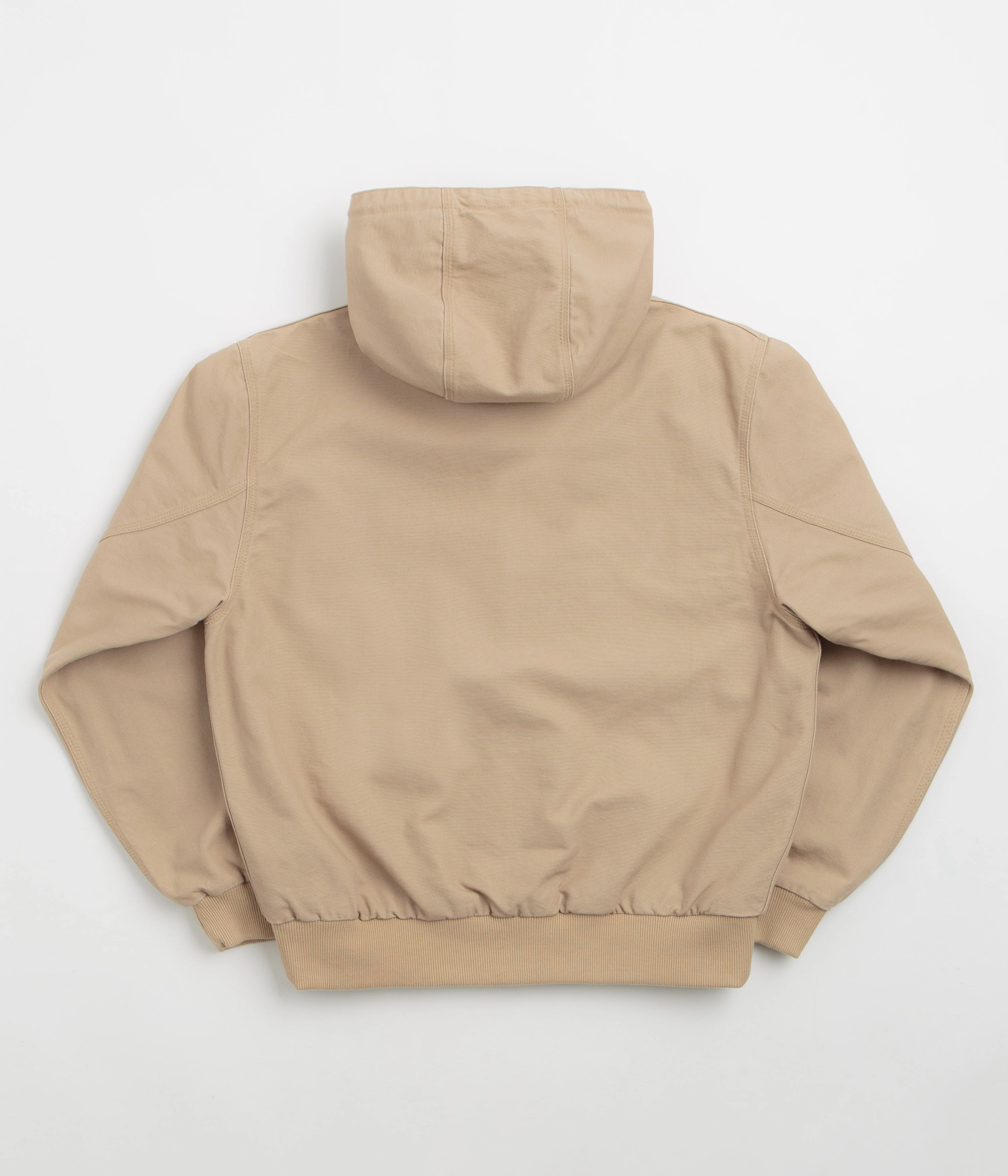 Carhartt OG Active Jacket - Dusty Hamilton Brown Rinsed Dual Zip Functionality