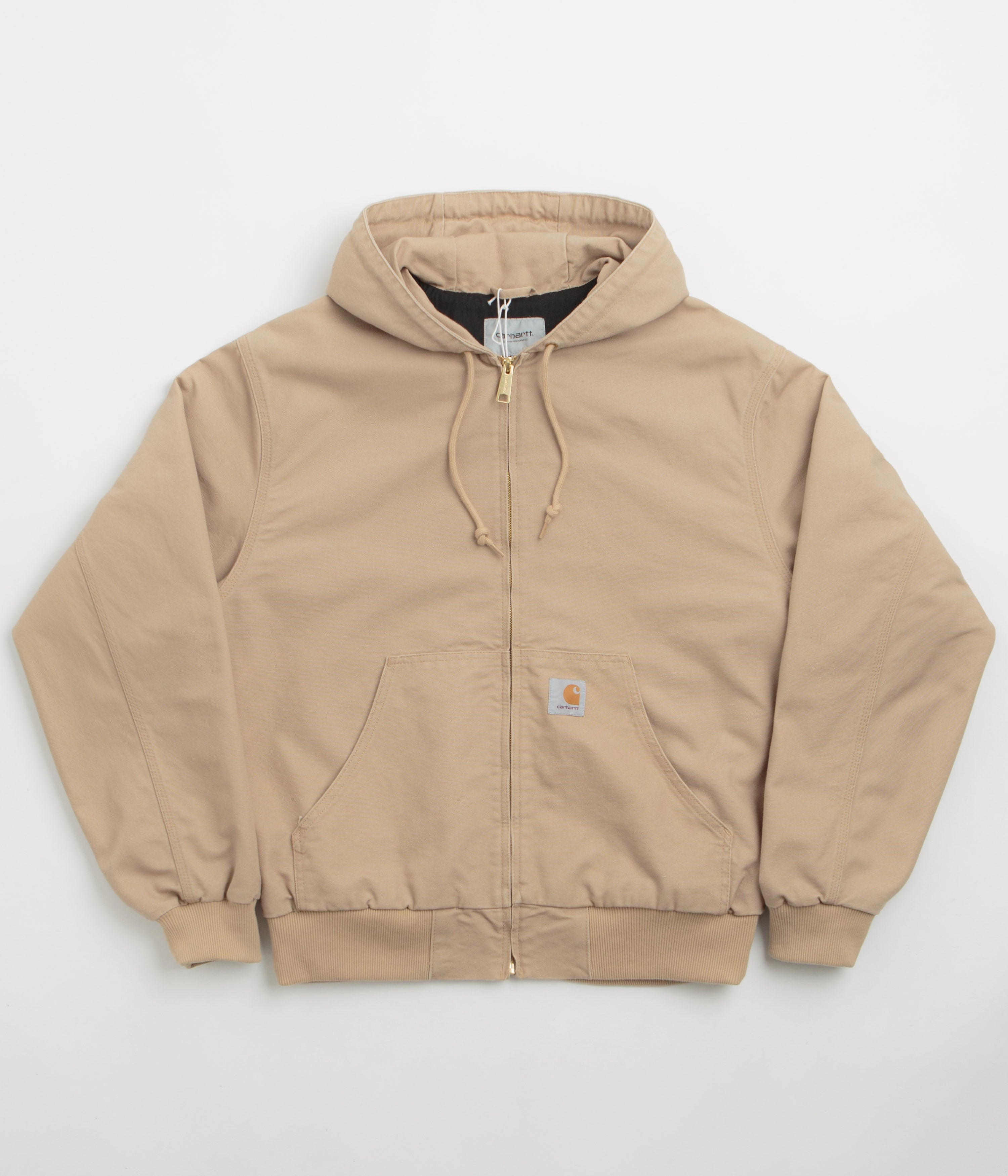 All Weather Performance Carhartt OG Active Jacket - Dusty Hamilton Brown Rinsed