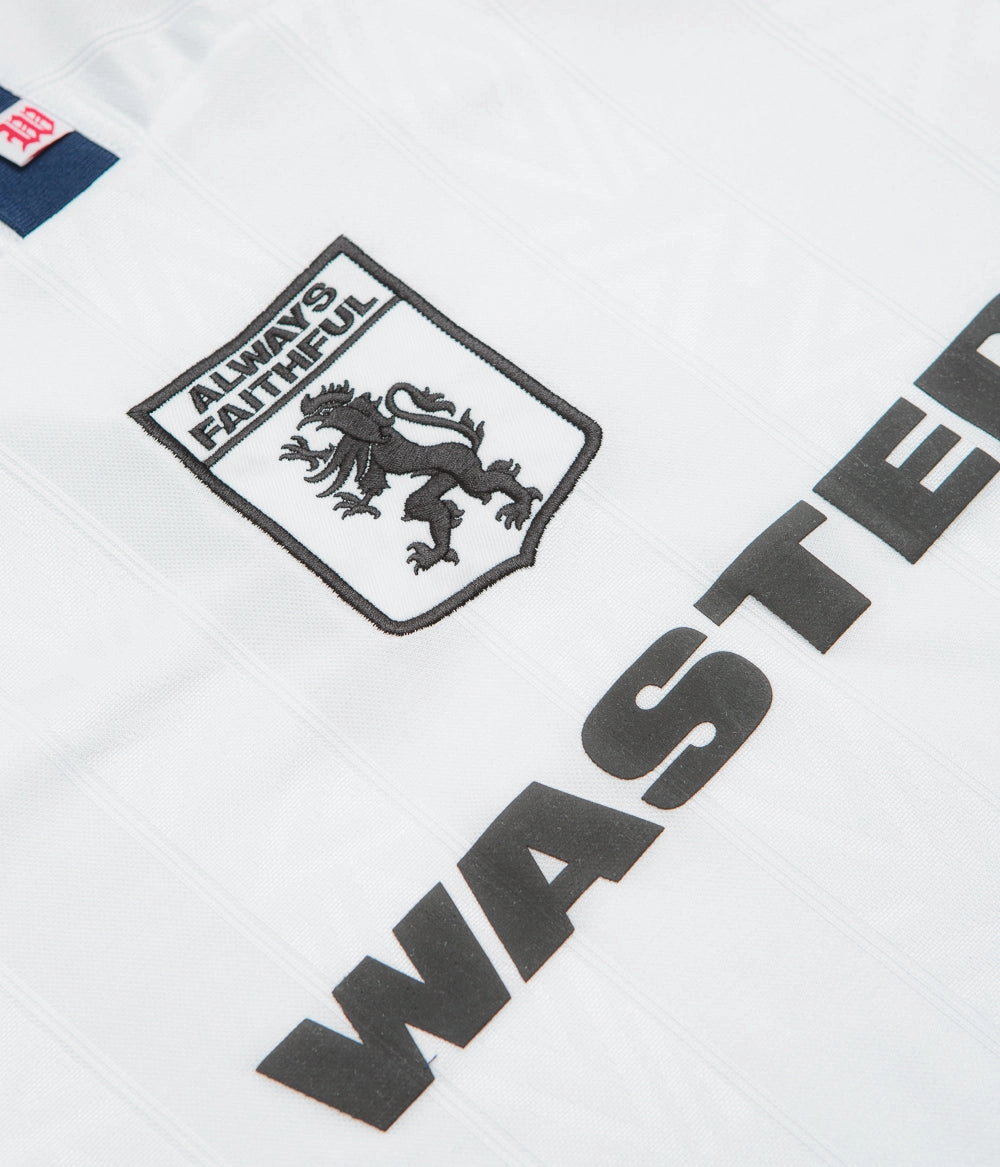 Wasted Paris x Umbro Football Jersey - White / Blue Matching Set trendy season