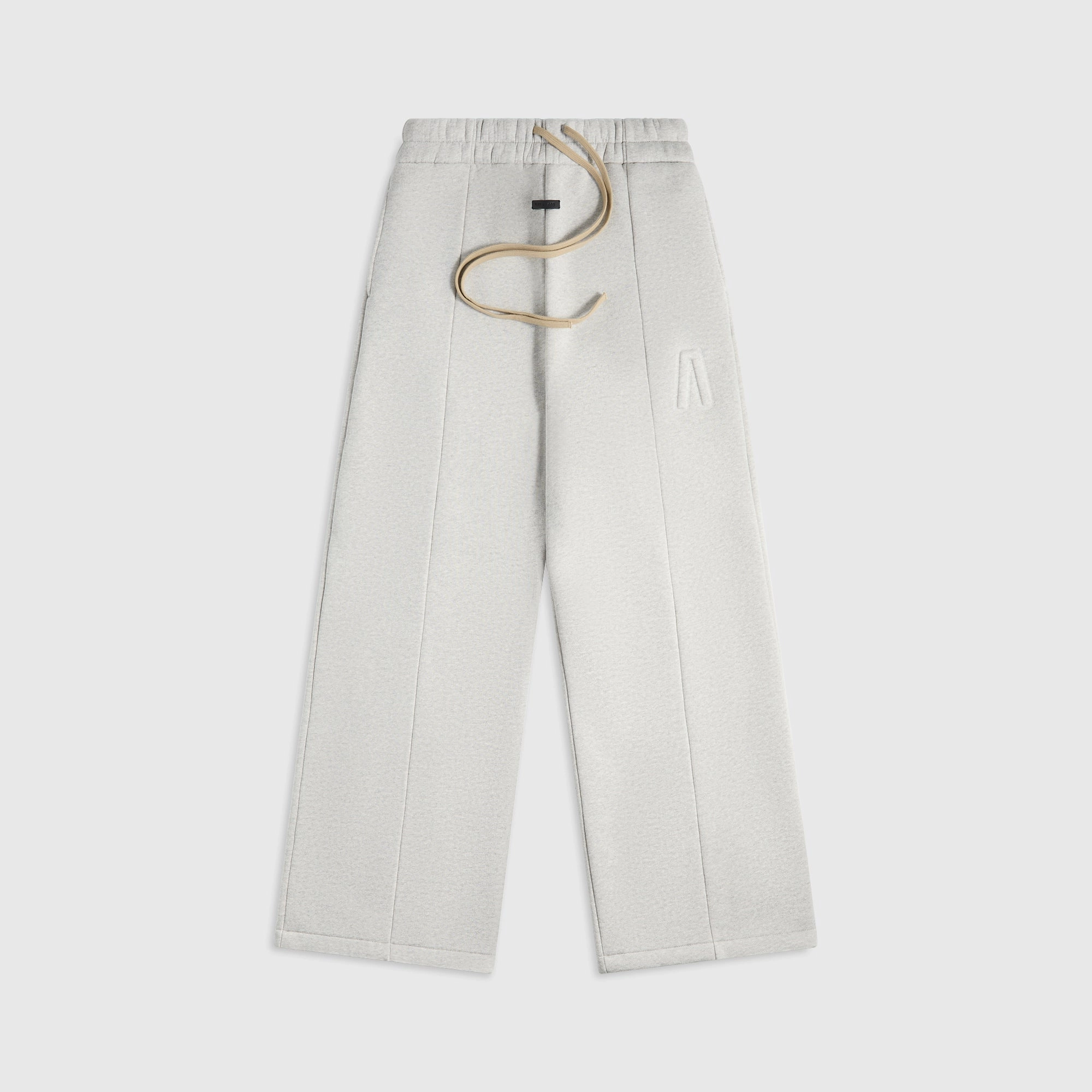 Fear Of God Wide Leg Sweatpant - Melange Grey Wrinkle Free Fabric Wrinkle-Resistant