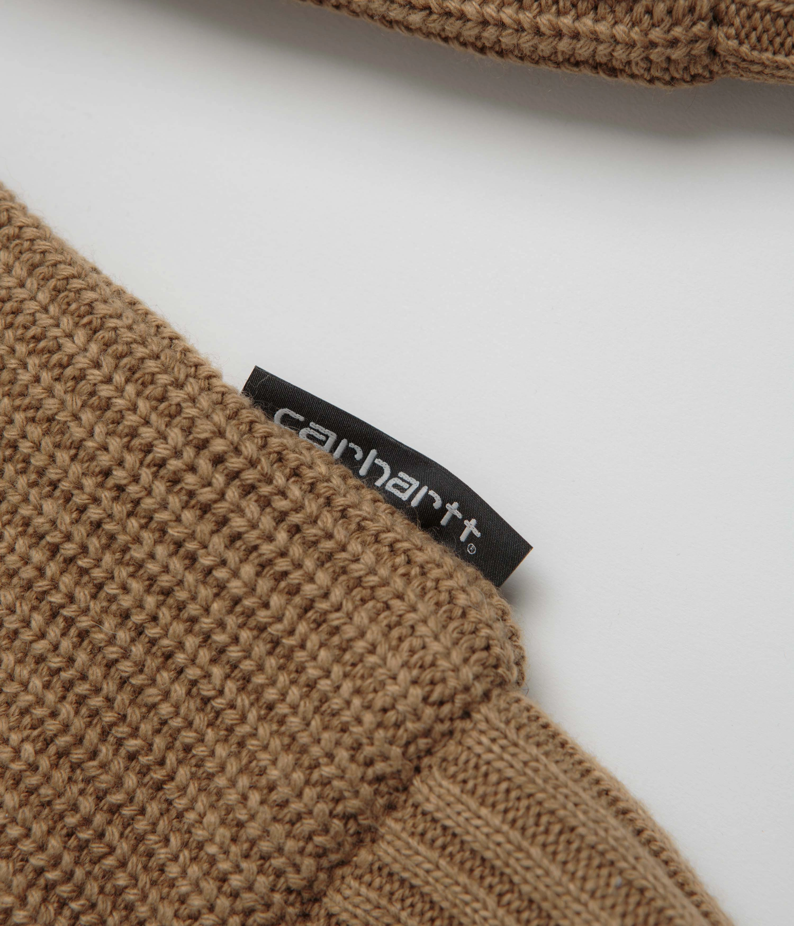 beach scene Carhartt Banley Sweater Jacket - Peanut