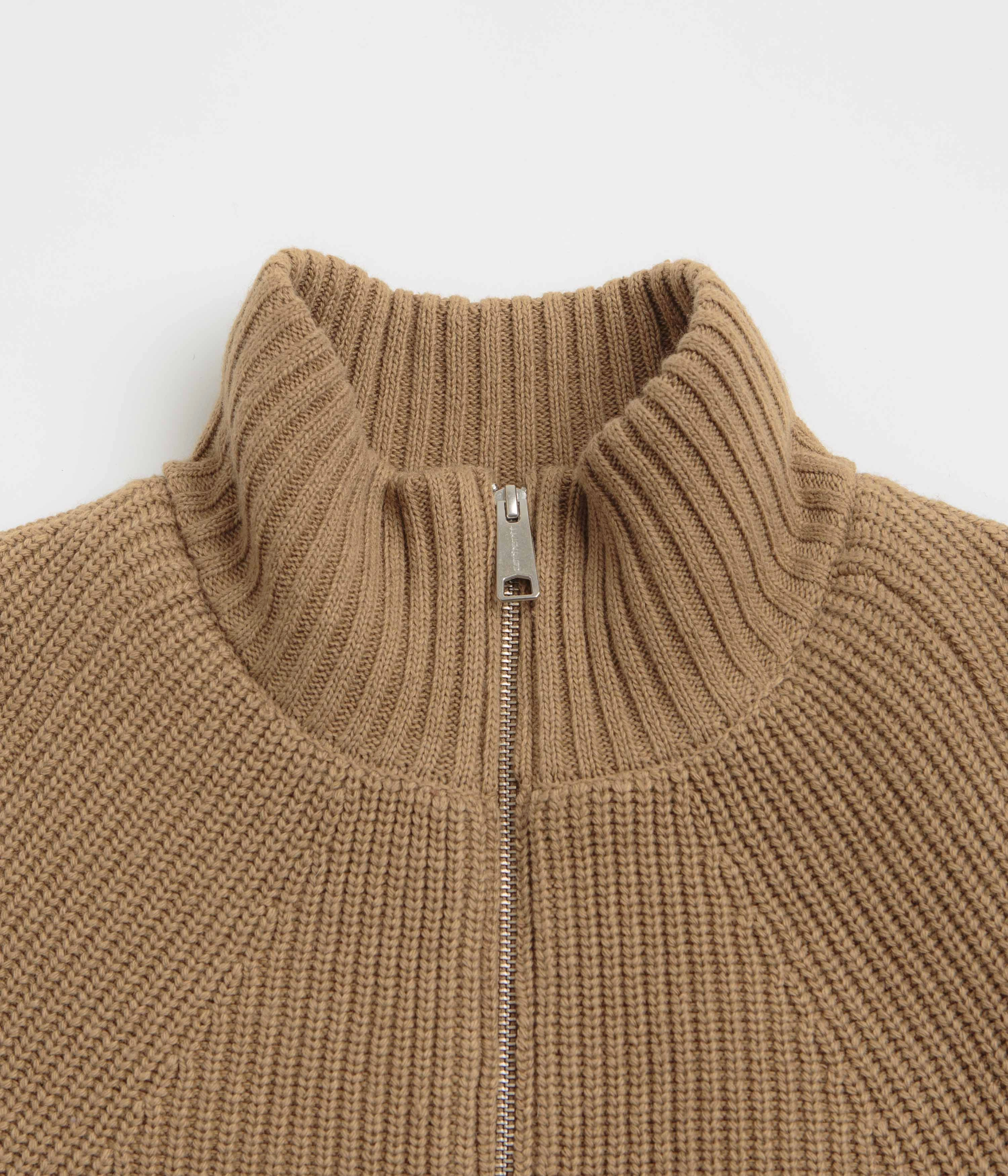 Carhartt Banley Sweater Jacket - Peanut Wind Blocker Trend