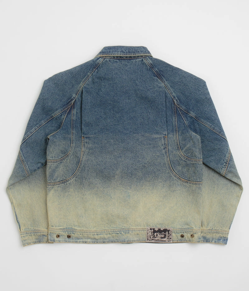 traveler clearance Dime Denim Jacket - Dipped Sandblasted Indigo