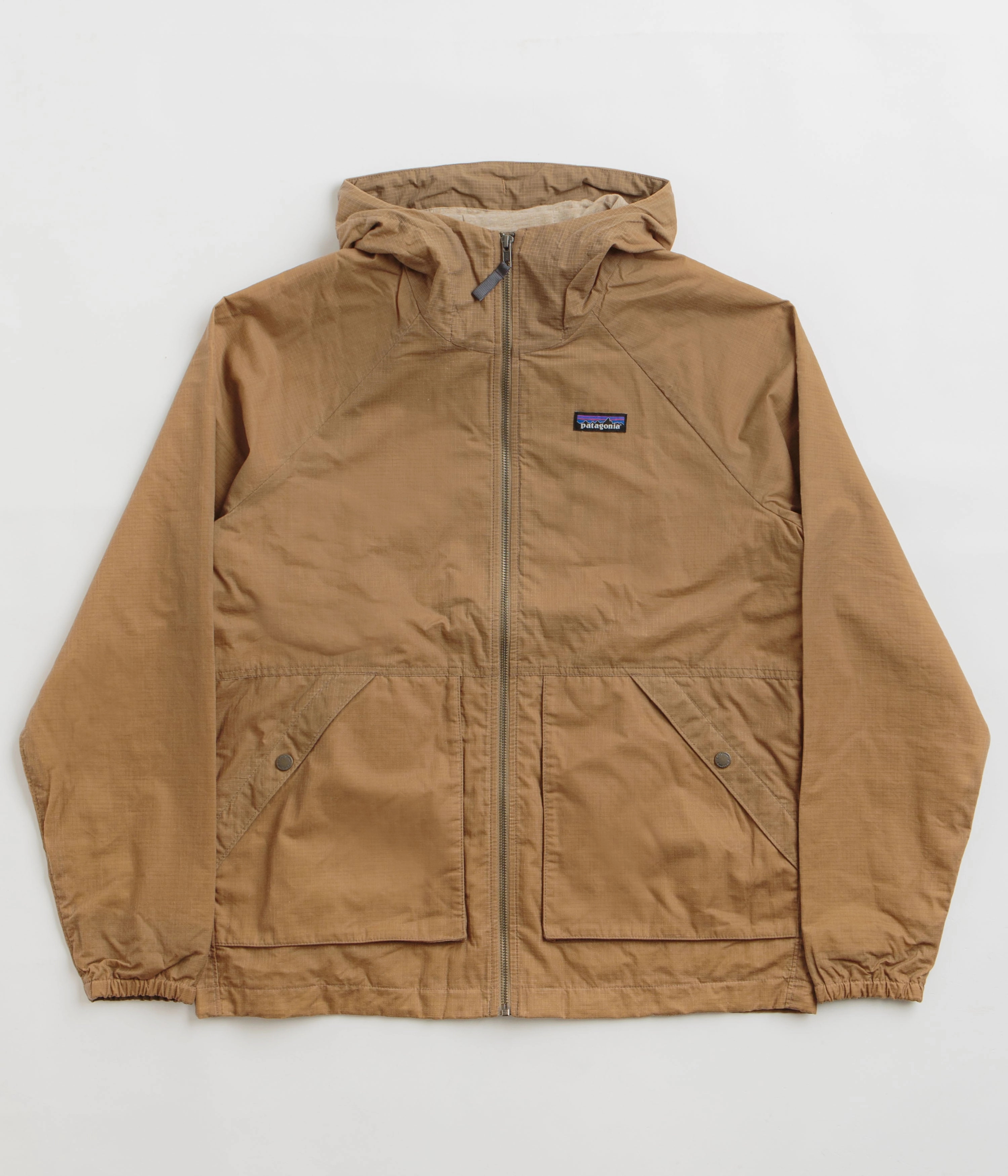 Trophy Prospect Patagonia Lightweight Waxed Cotton Jacket - Slab Khaki