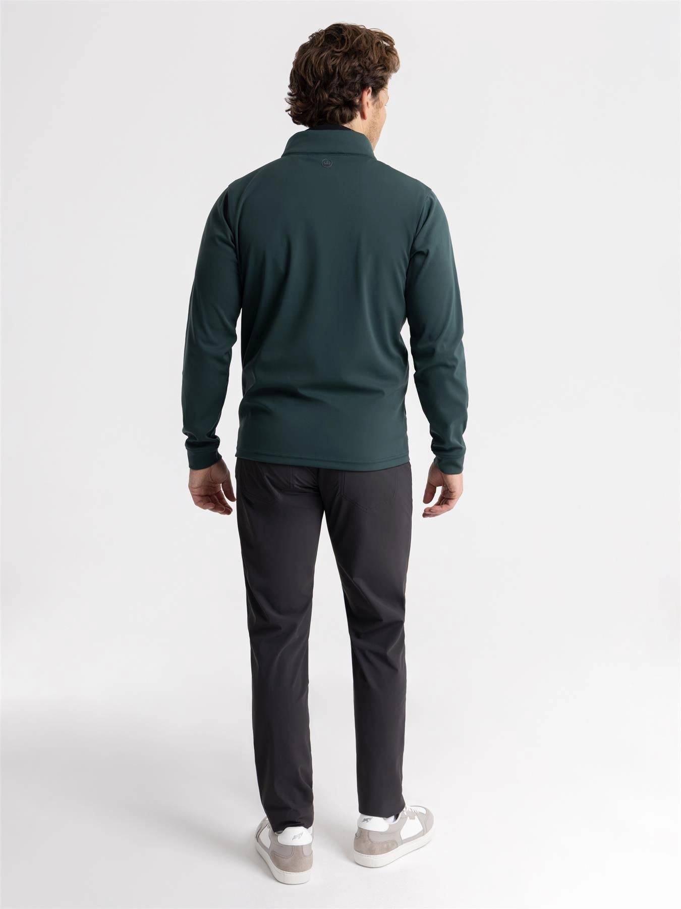 Weld Hybrid Half Zip Jacket Nordic Pine White Late Autumn