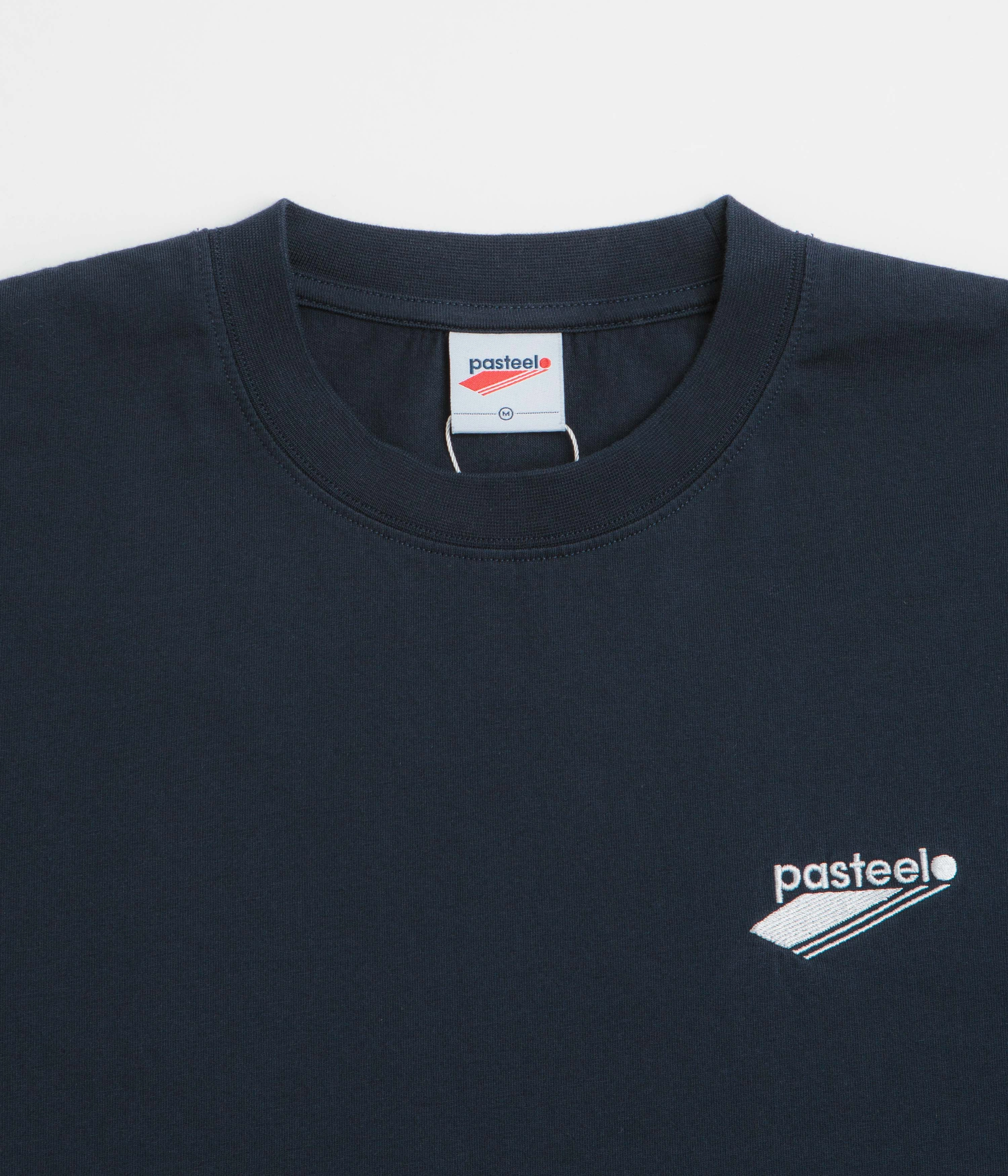 Pasteelo Embroidered O.G. T-Shirt - Navy casino venue