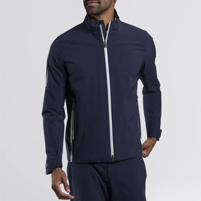 Bothy 2L Regular Fit Waterproof Jacket Atlanta Blue Hook and loop fasteners