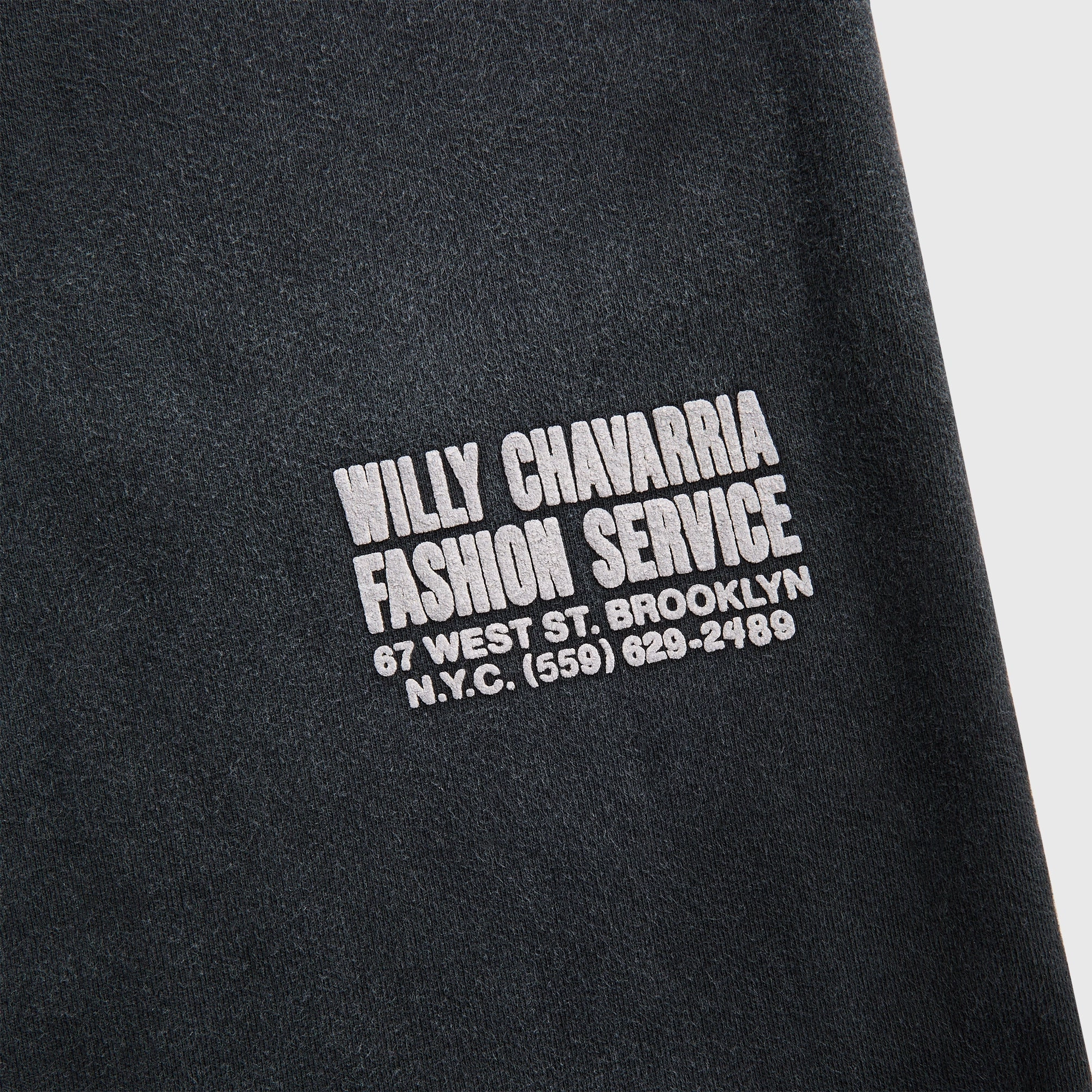 No Wrinkle Willy Chavarria Fashion Services Willy Sweatpant - Black