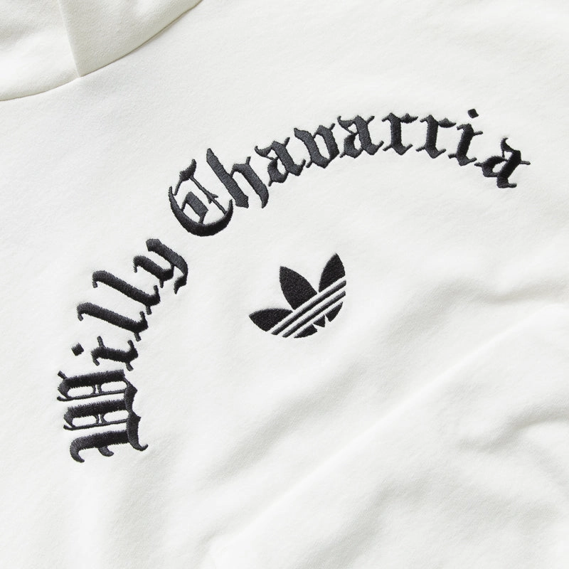 Willy Chavarria x Adidas Heavyweight Hoodie - Off White Skater Vibe