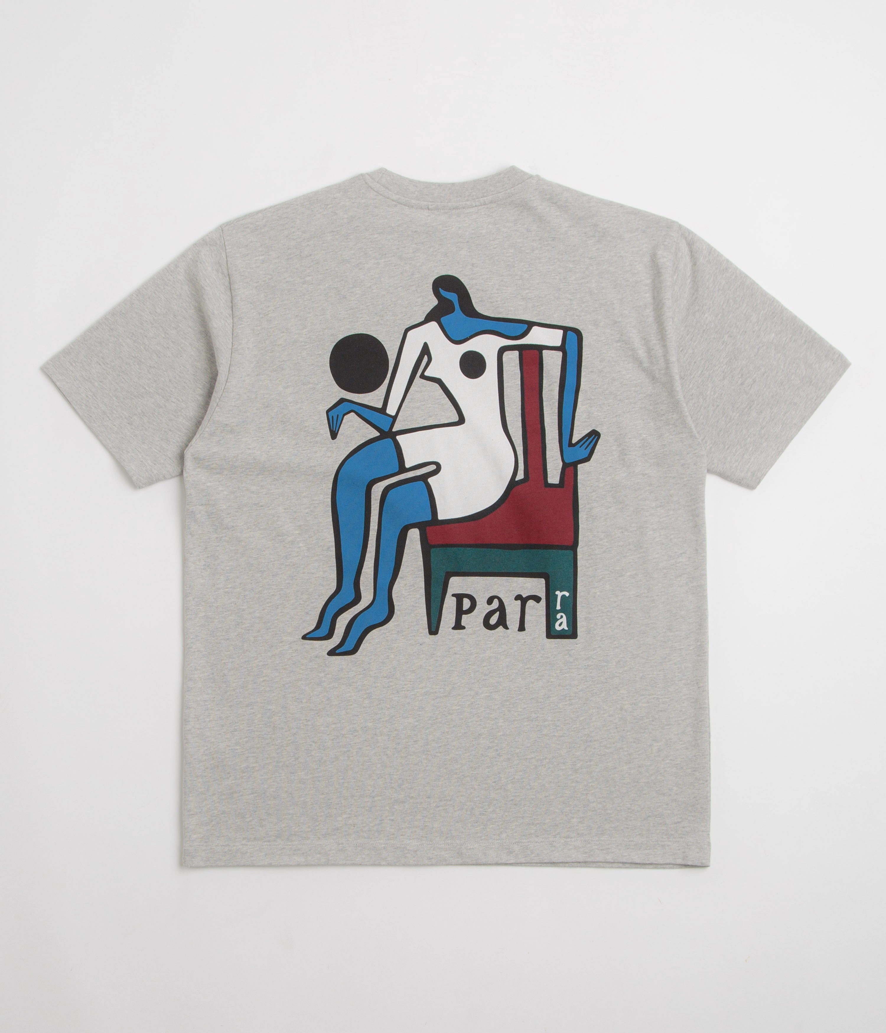 by Parra Chair Baller T-Shirt - Heather Grey Thermoregulating Technology ethnic hem