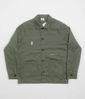 Poetic Collective Worker Jacket - Green Wind Resistant Wear